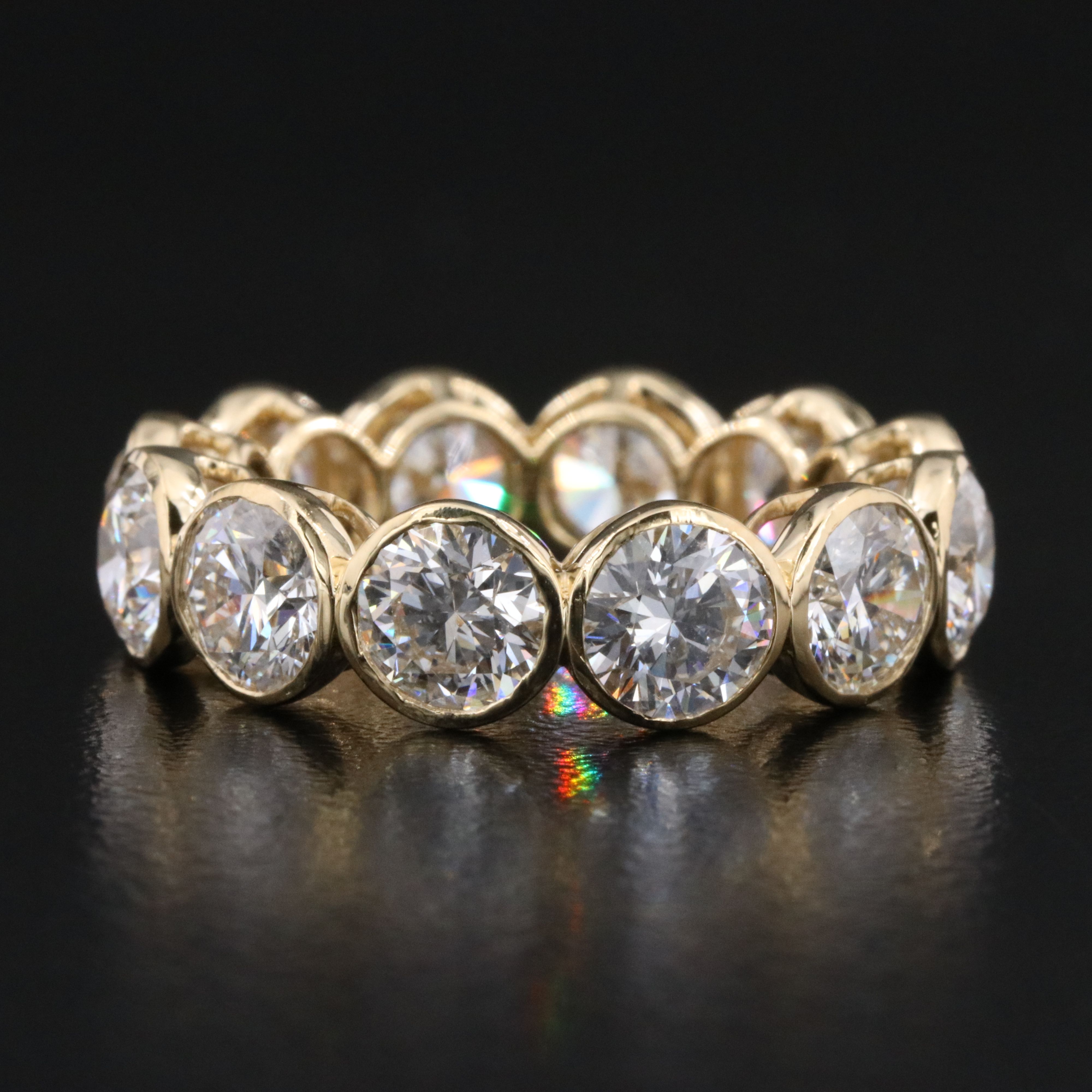 14K 6.73 CTW Lab Grown Diamond Eternity Band