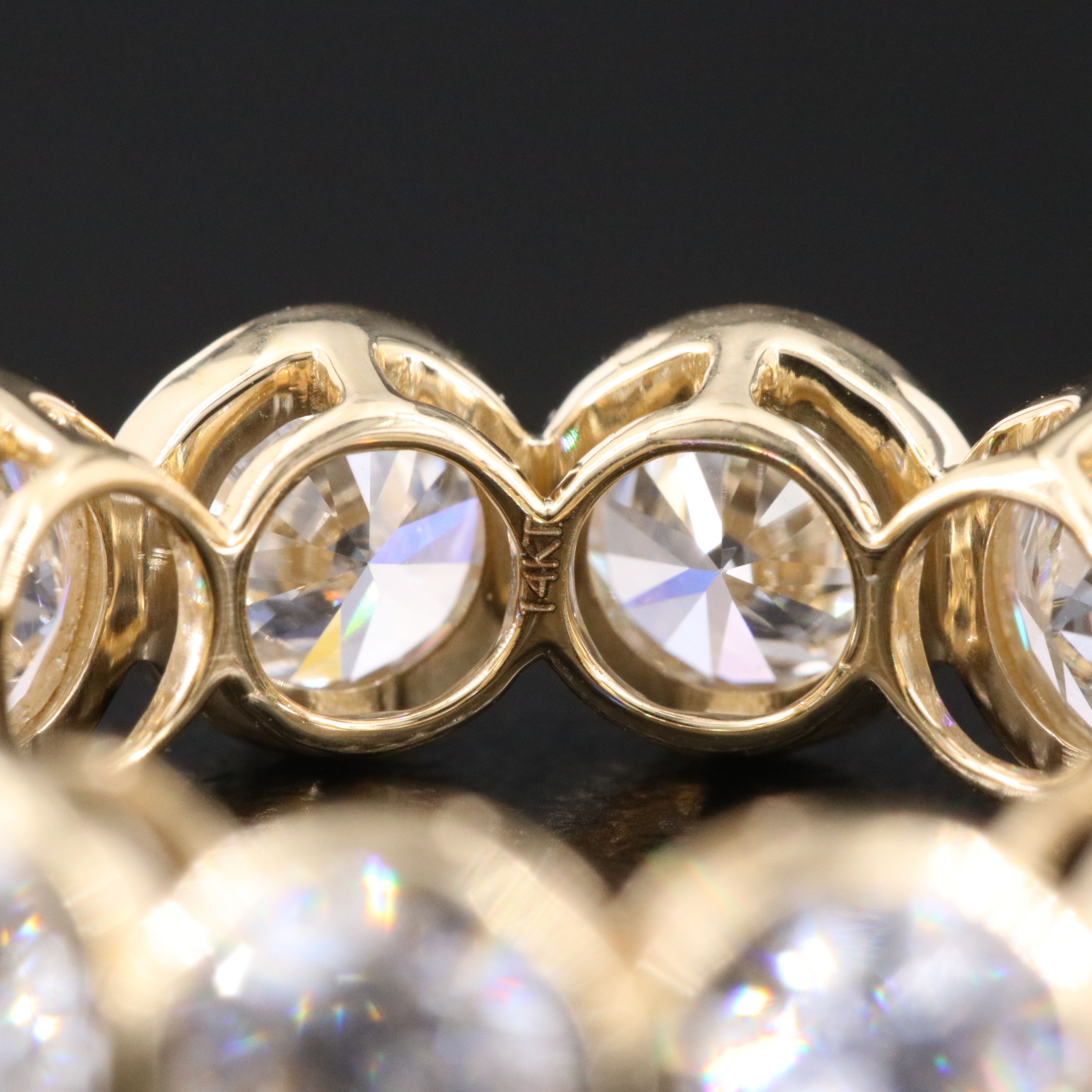14K 6.73 CTW Lab Grown Diamond Eternity Band