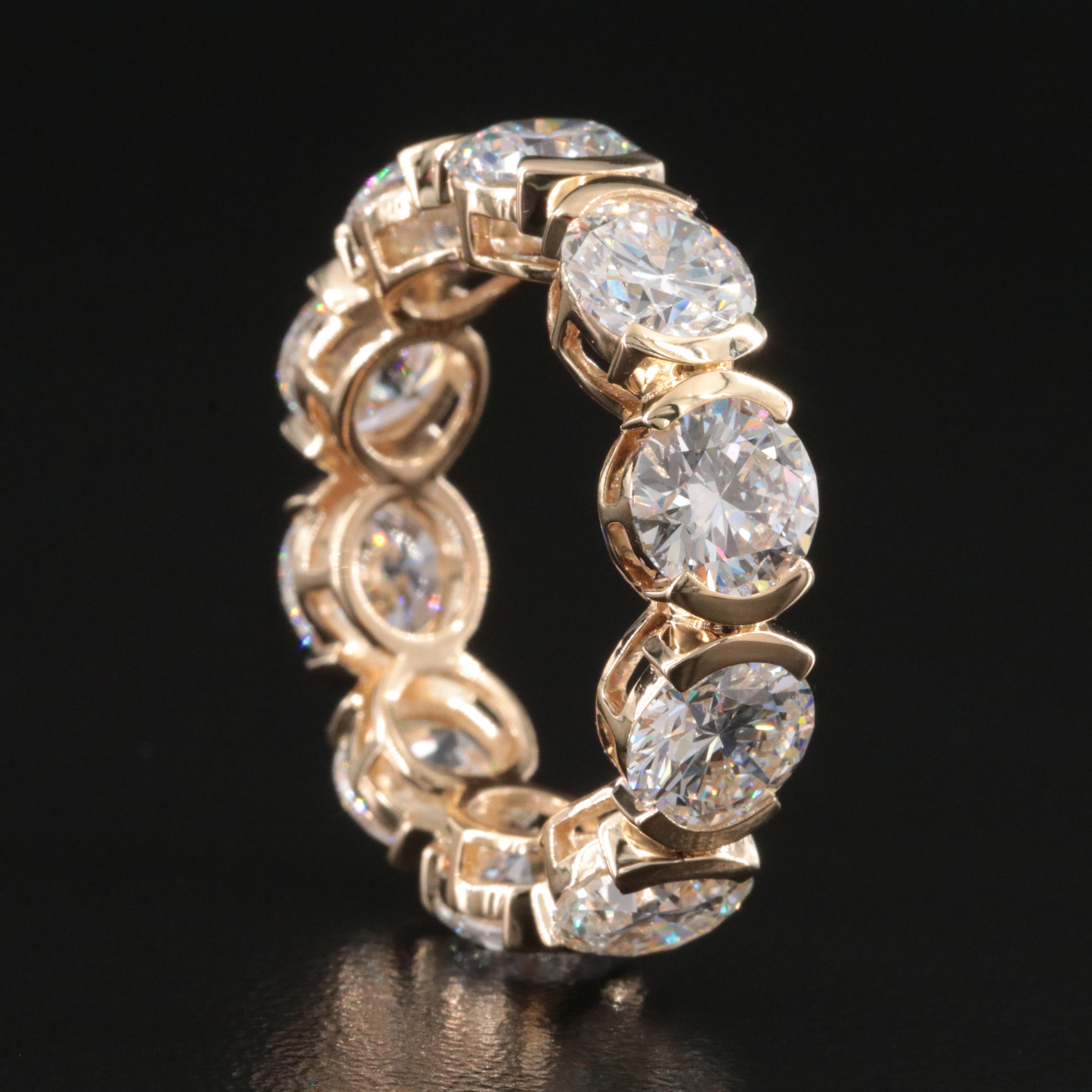 14K 8.74 CTW Lab Grown Diamond Eternity Band