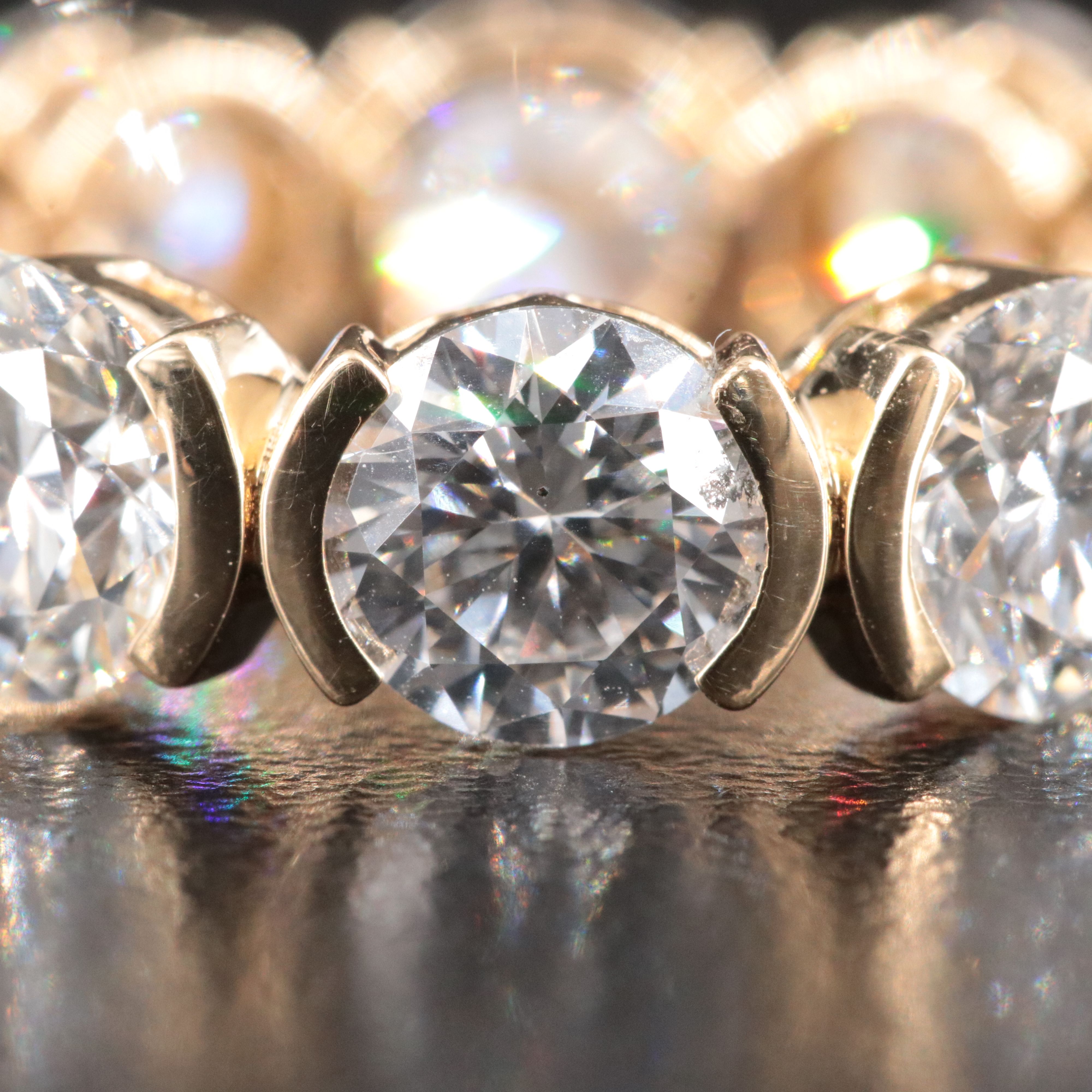 14K 8.74 CTW Lab Grown Diamond Eternity Band