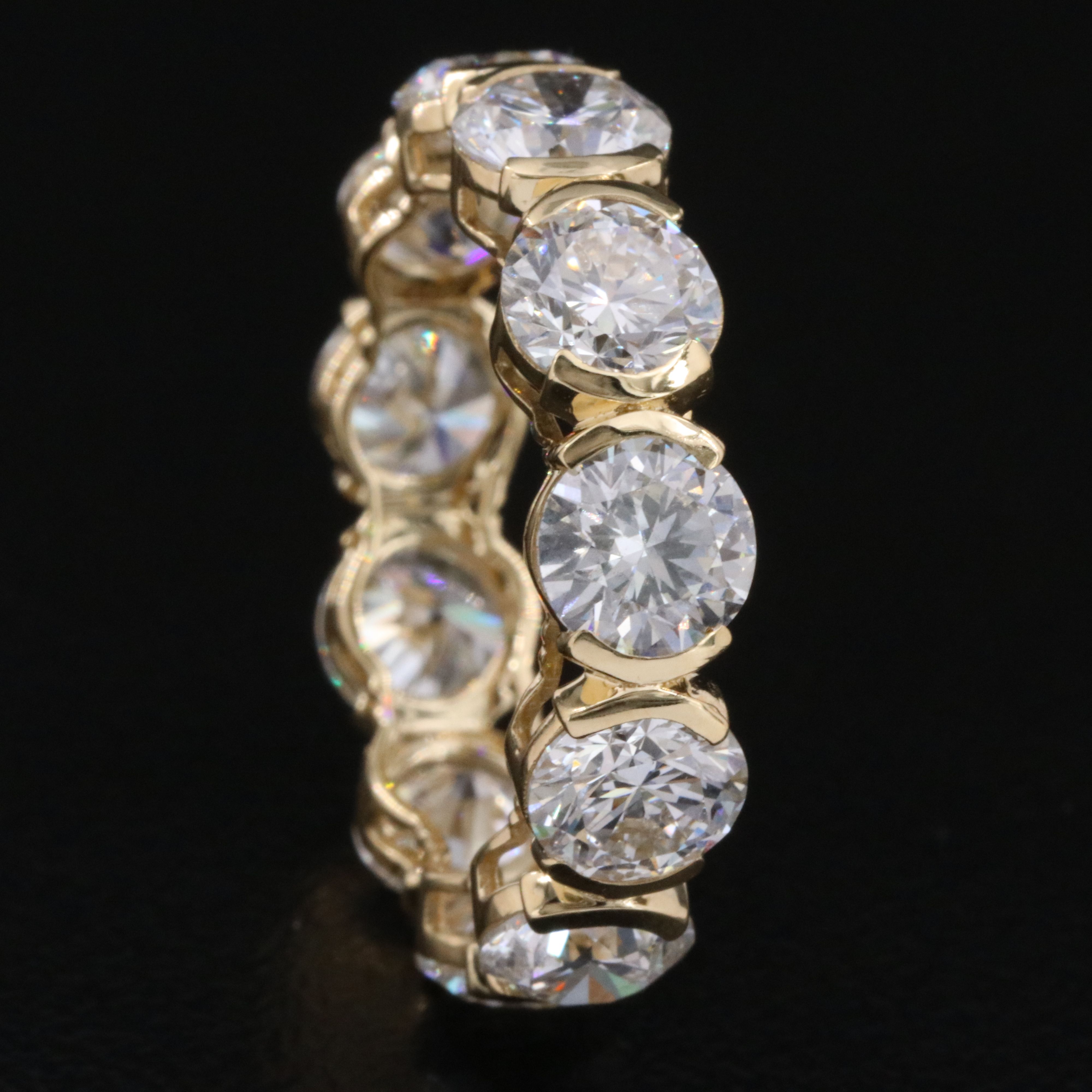 14K 6.93 CTW Lab Grown Diamond Eternity Band