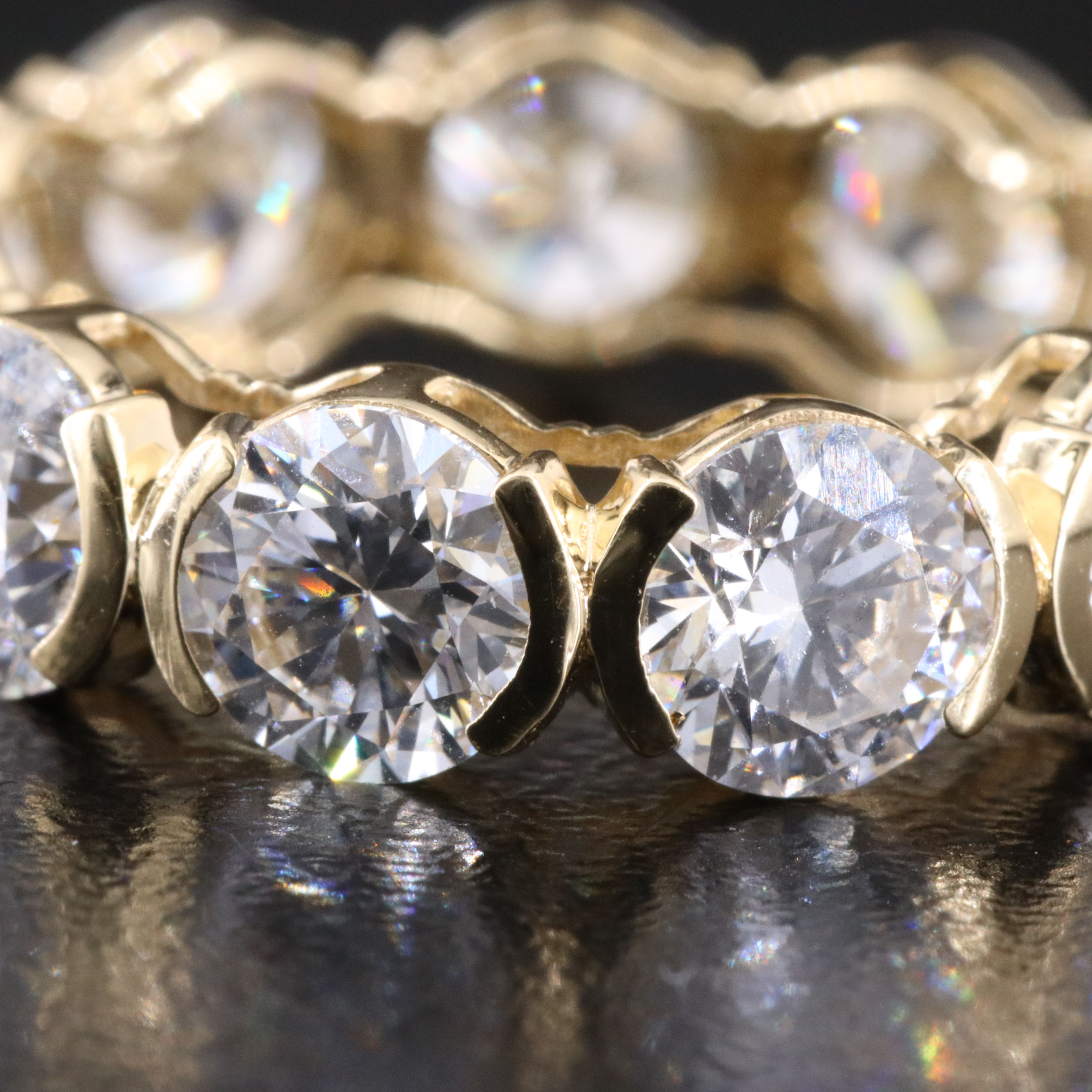 14K 6.93 CTW Lab Grown Diamond Eternity Band