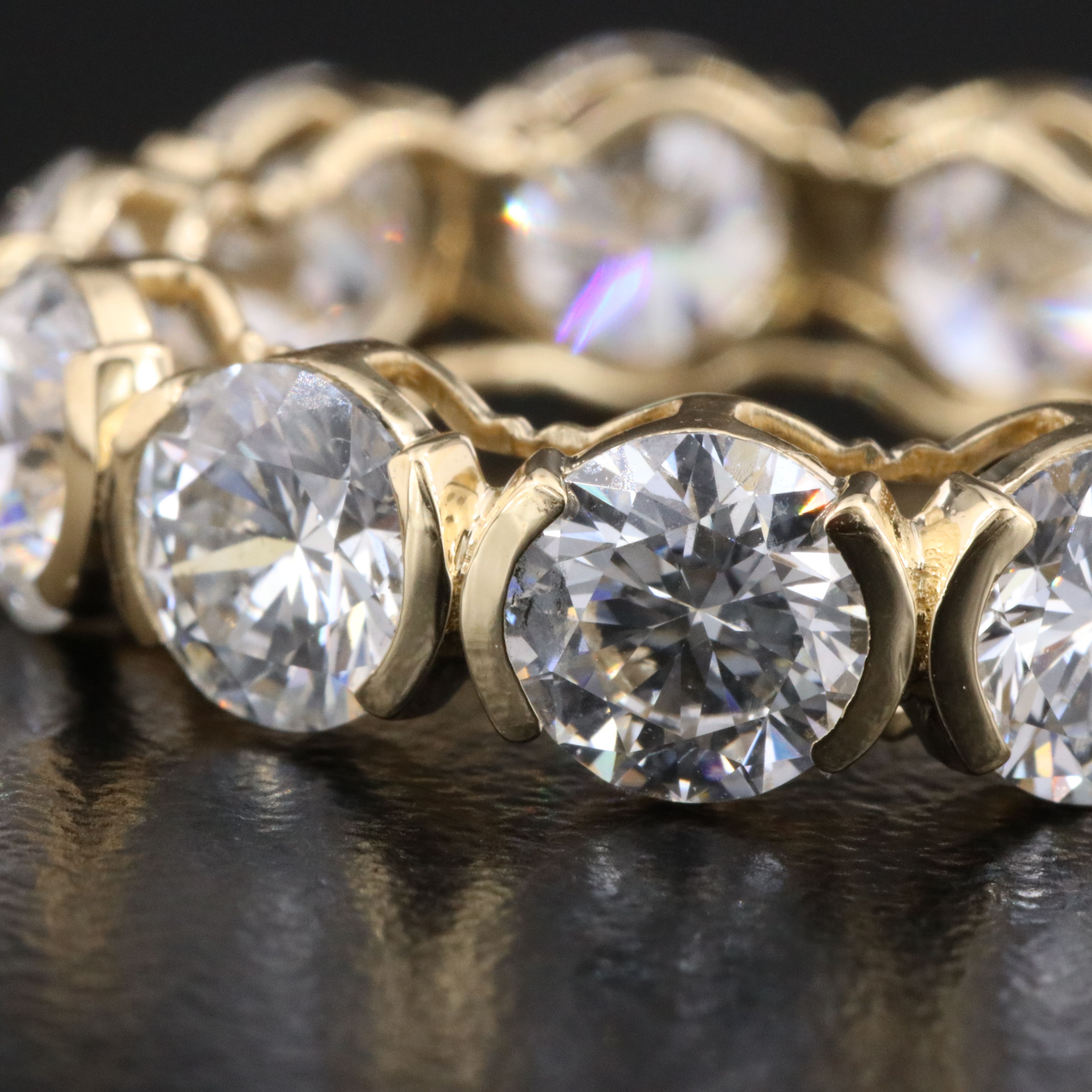 14K 6.93 CTW Lab Grown Diamond Eternity Band