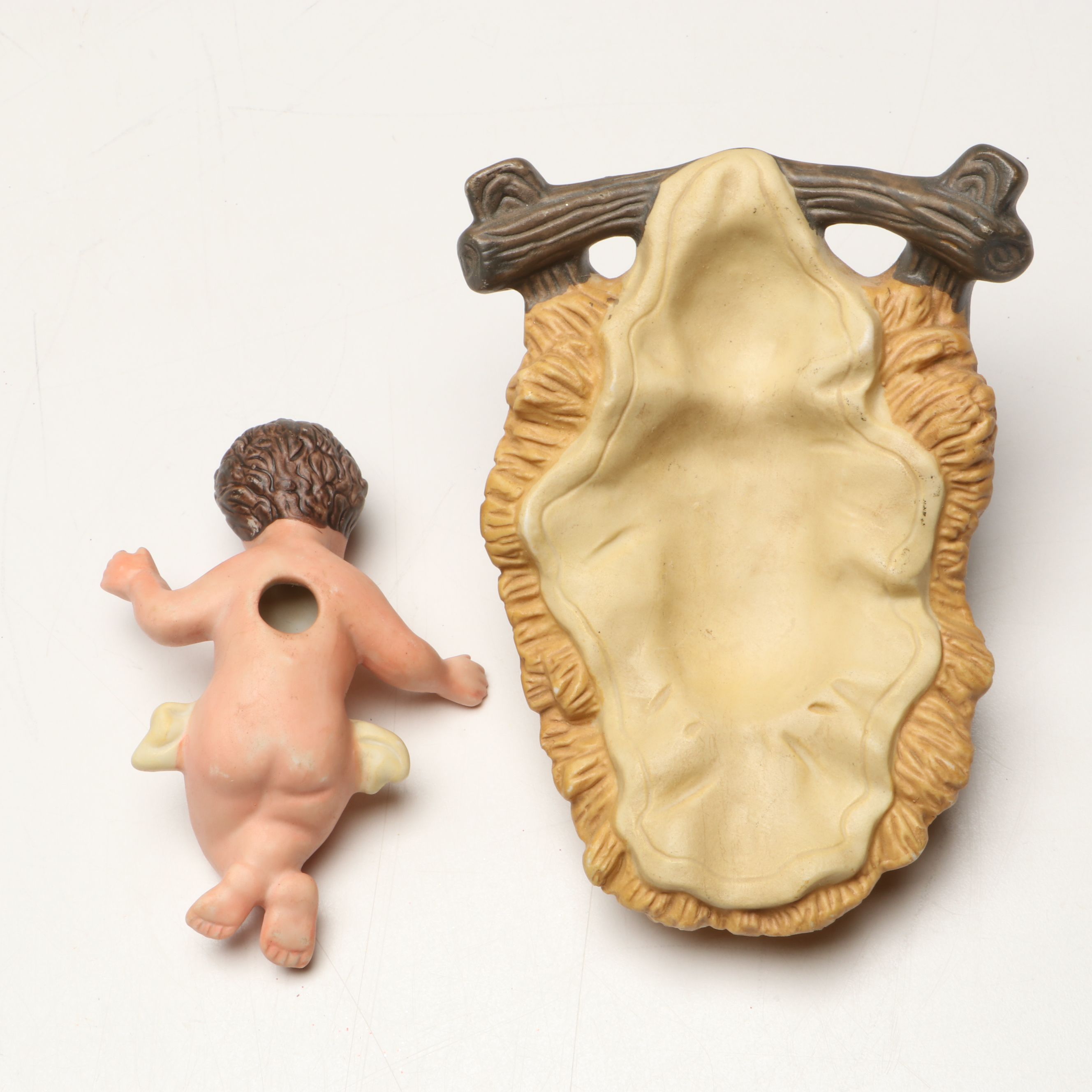 Santa's Best "The Wonder of Christmas" Porcelain Holy Family Nativity Figures