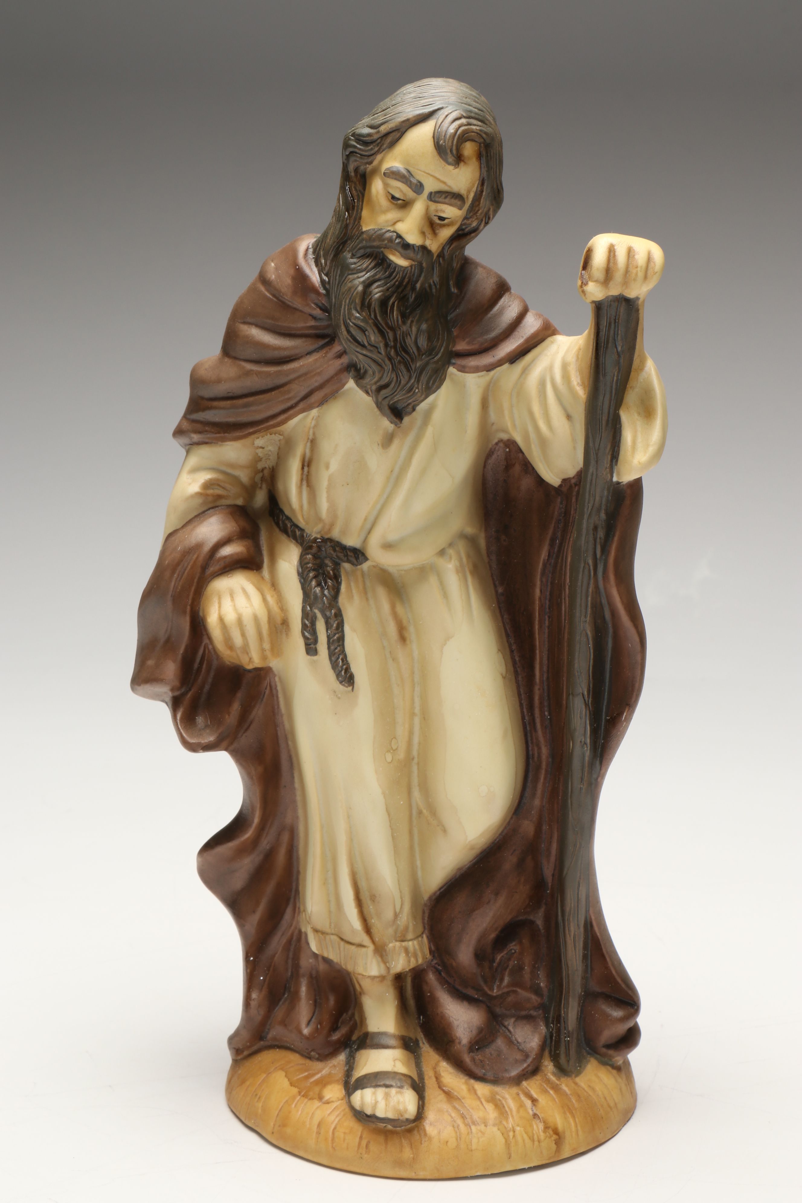 Santa's Best "The Wonder of Christmas" Porcelain Holy Family Nativity Figures