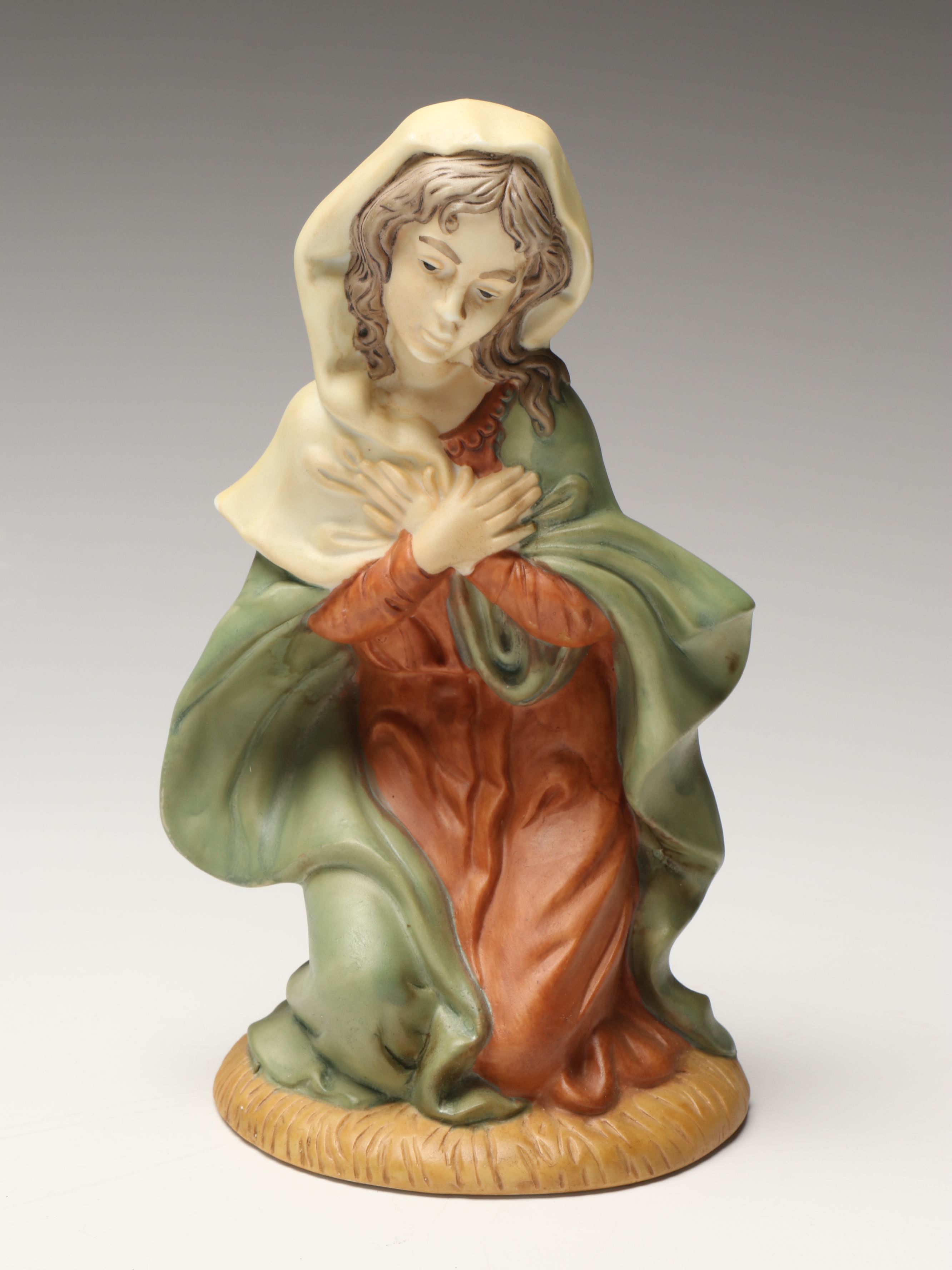 Santa's Best "The Wonder of Christmas" Porcelain Holy Family Nativity Figures