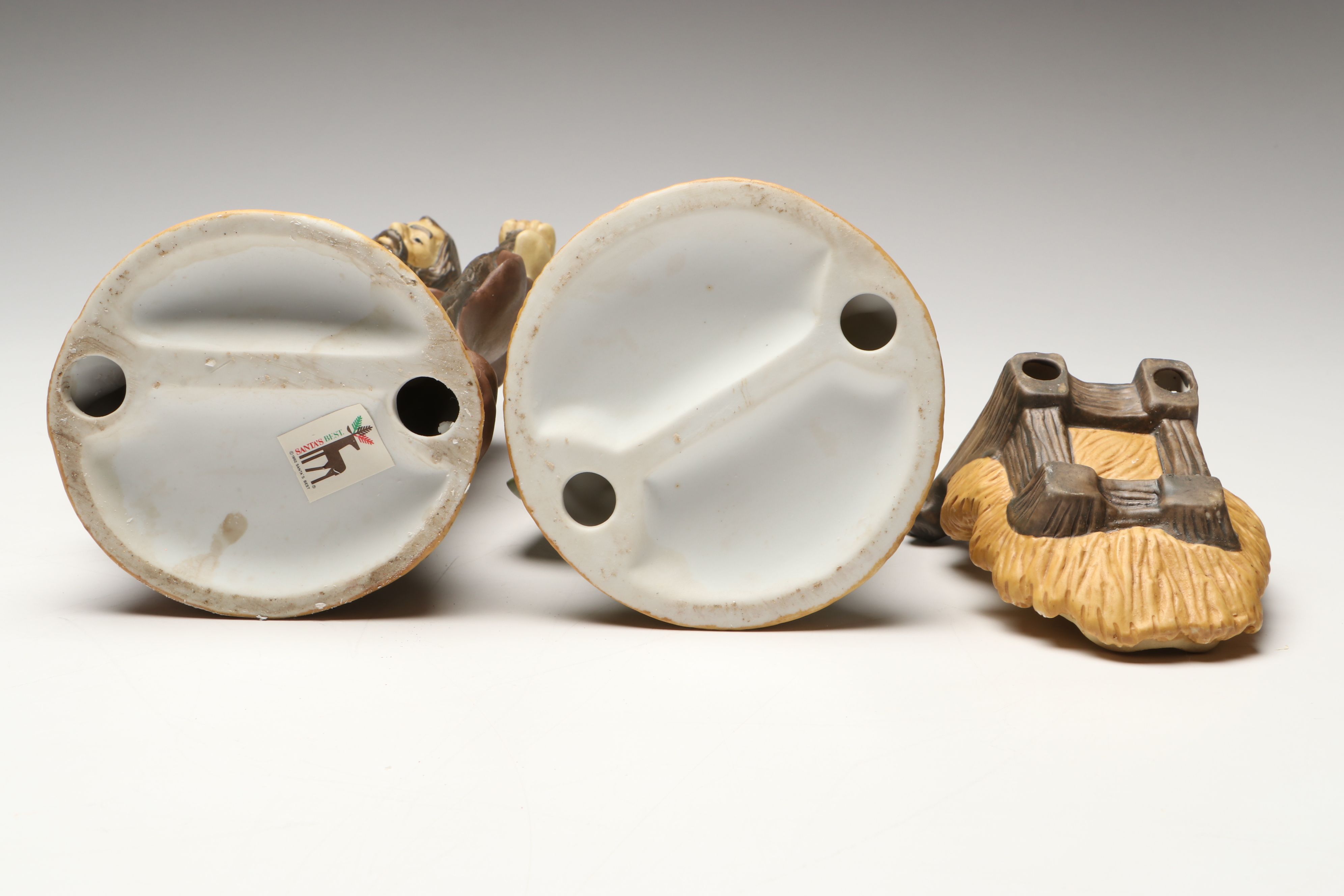 Santa's Best "The Wonder of Christmas" Porcelain Holy Family Nativity Figures