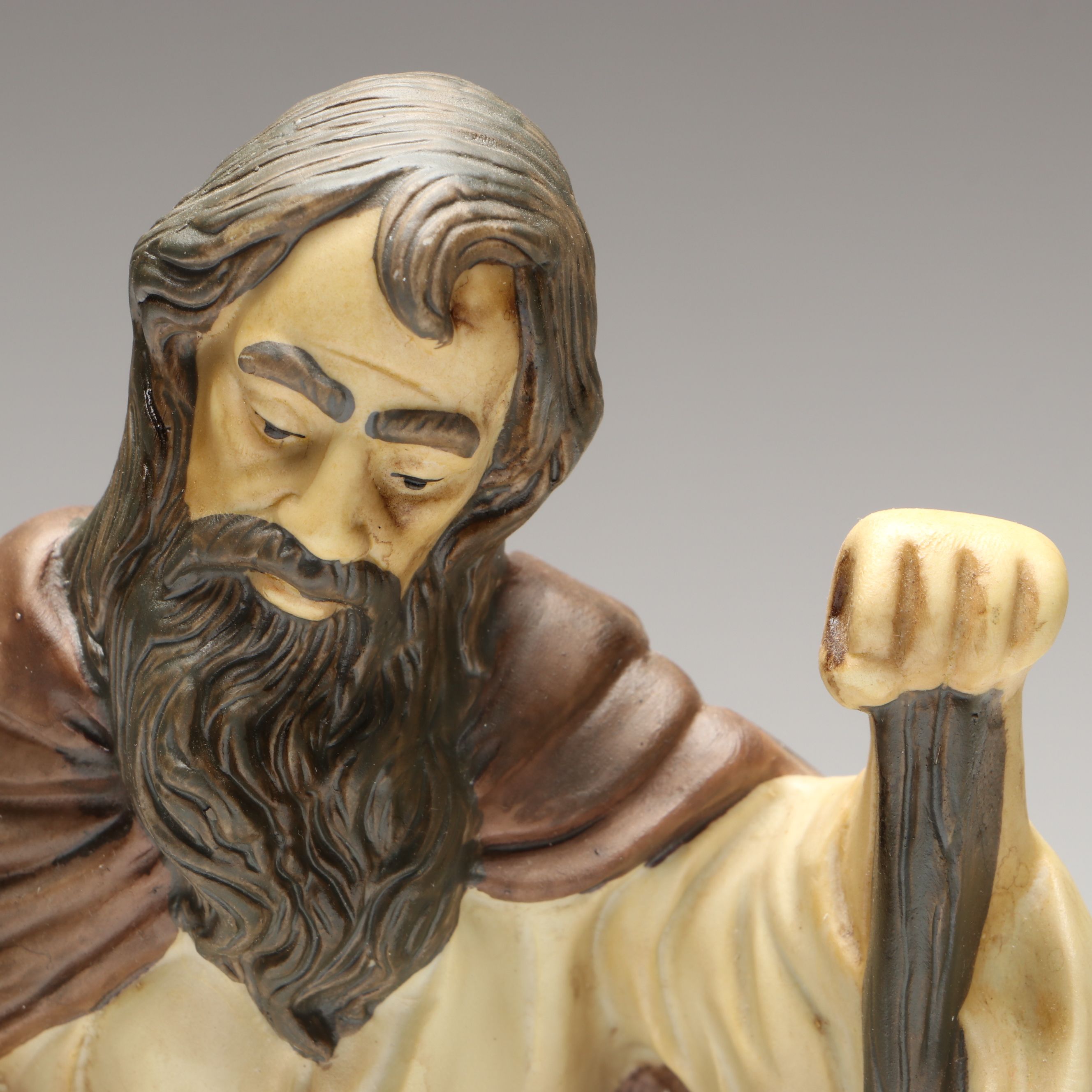 Santa's Best "The Wonder of Christmas" Porcelain Holy Family Nativity Figures