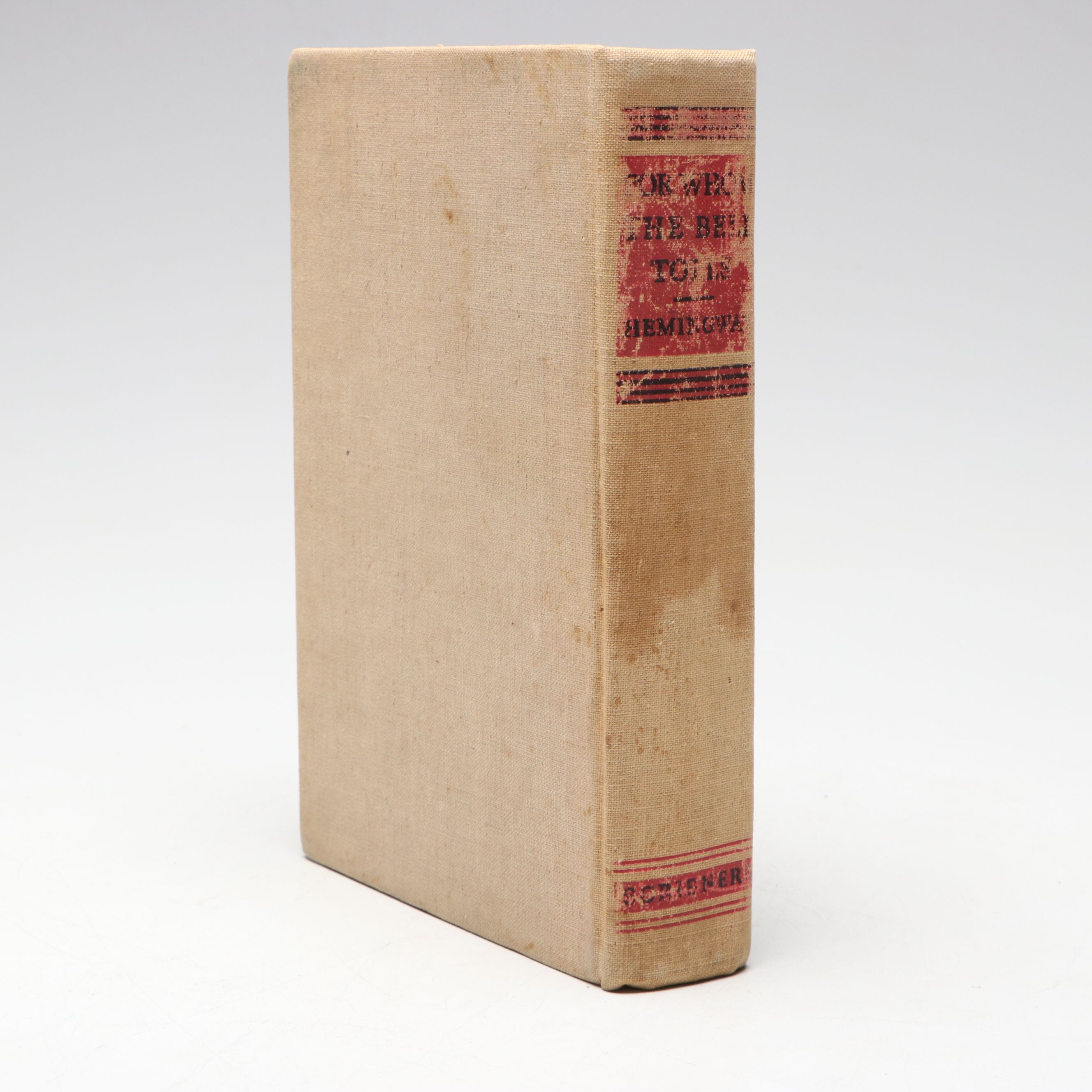 First Printing "For Whom the Bell Tolls" by Ernest Hemingway, 1940