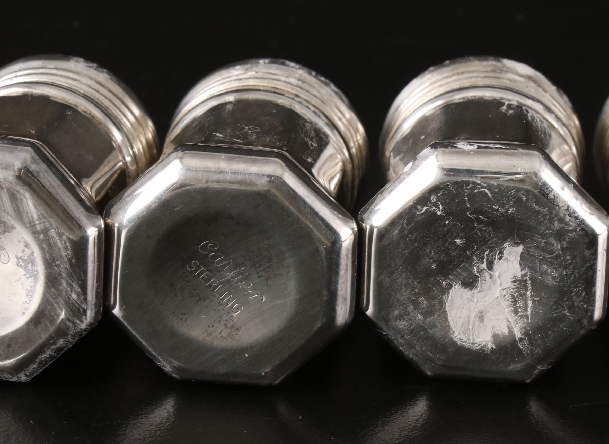 Cartier Sterling Silver Shakers