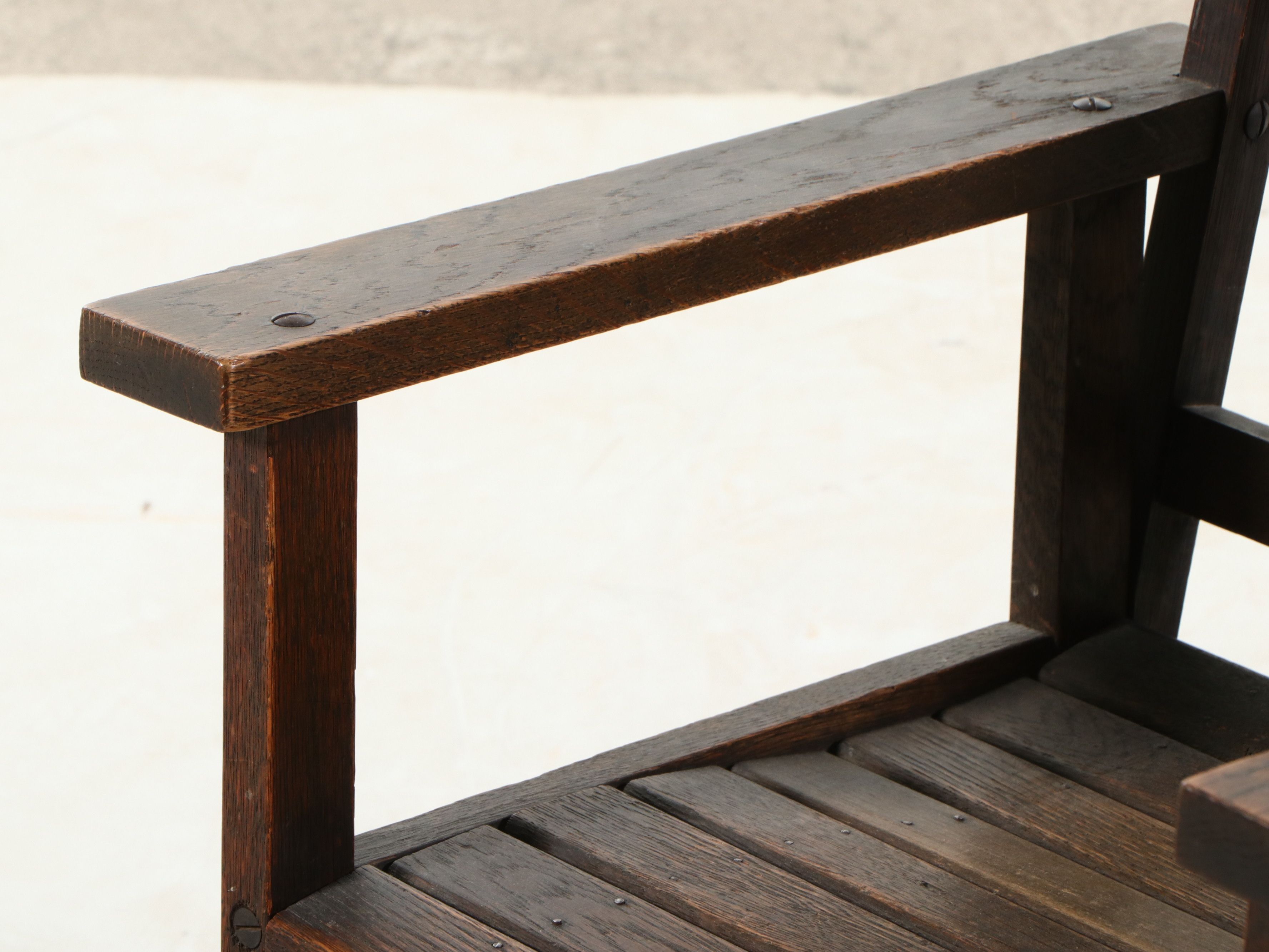 American Mission Style Child's Slatted Rocking Chair, Early 20th Century