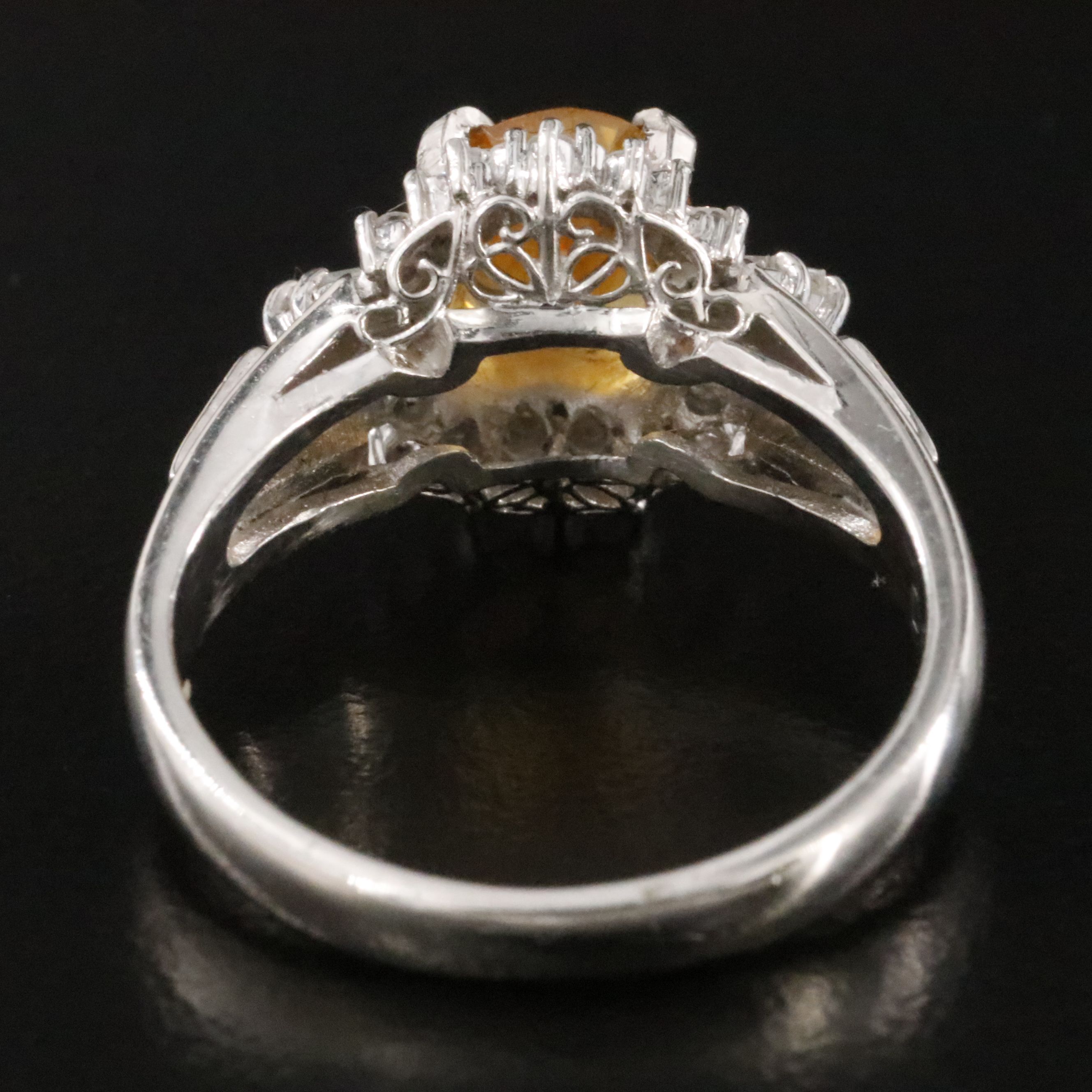 Platinum 1.34 CT Ceylon Sapphire and Diamond Halo Ring with GIA Report