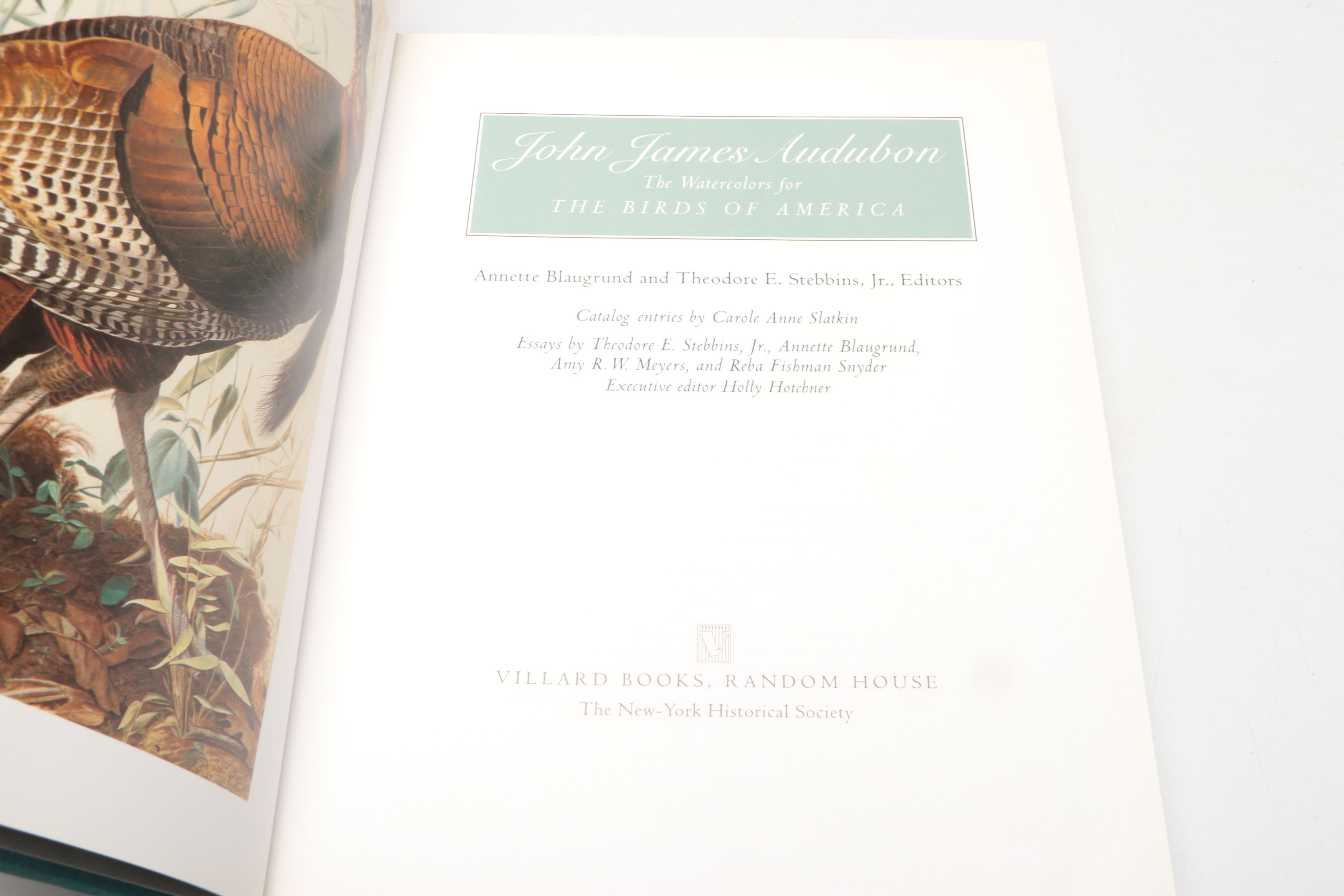 First Printing "John James Audubon: Watercolors for The Birds of America," 1993