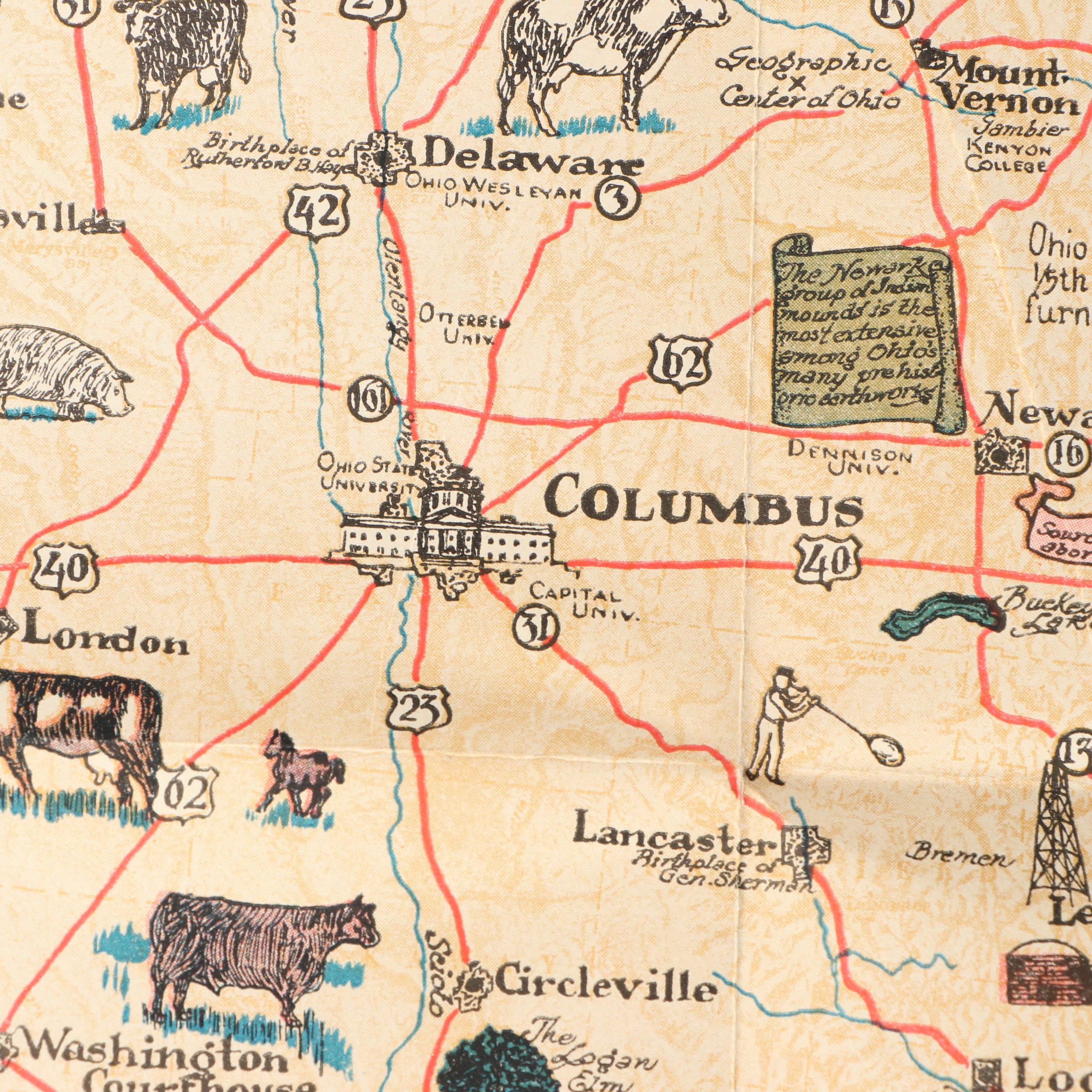 Theodore Roosevelt Antique Postcards, Map of Ohio, Other Political Collectibles