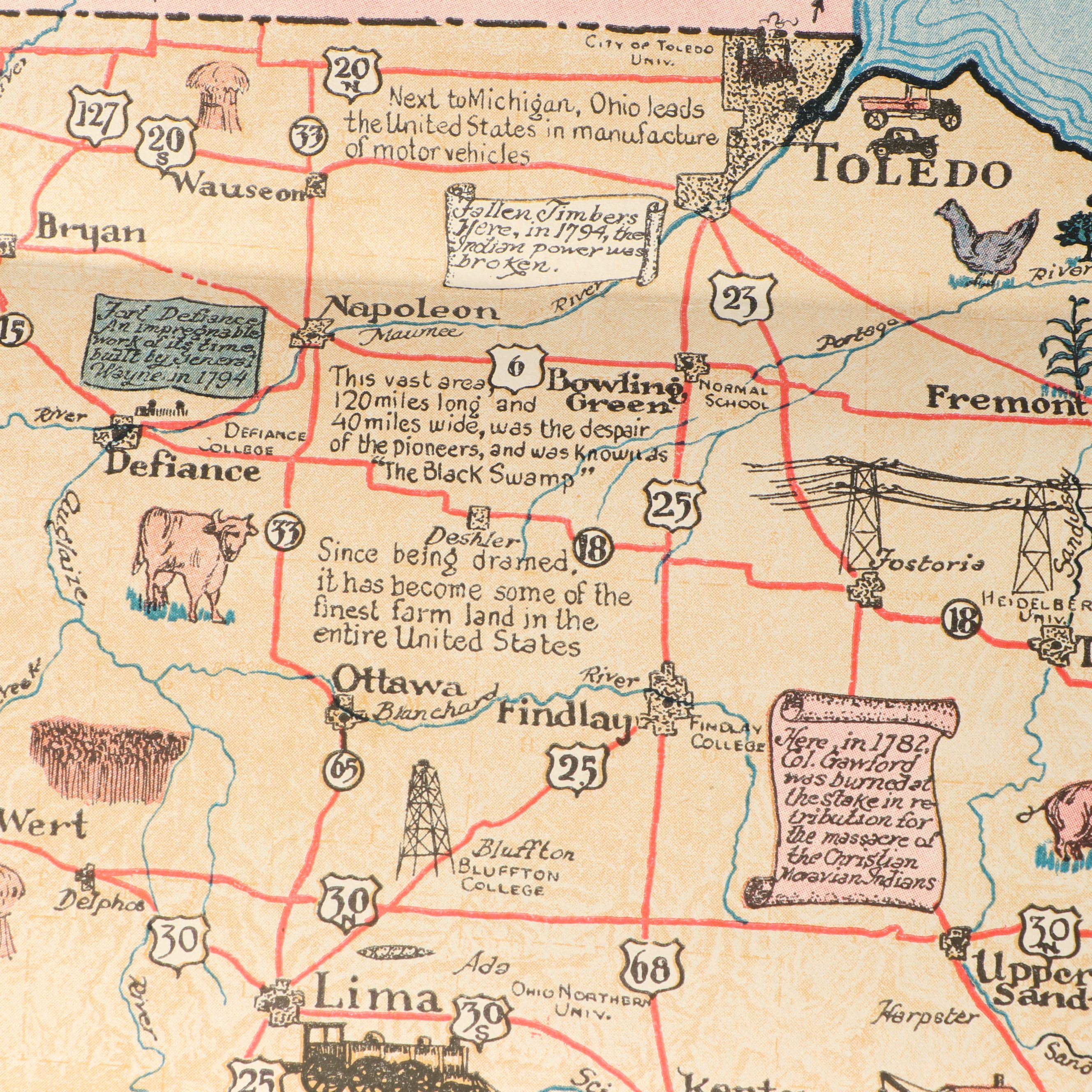 Theodore Roosevelt Antique Postcards, Map of Ohio, Other Political Collectibles