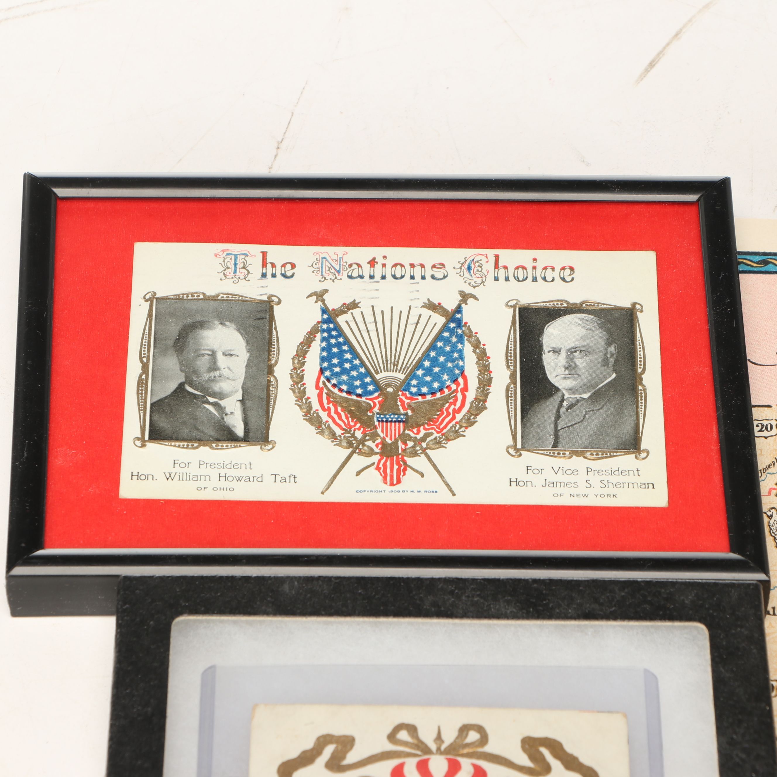 Theodore Roosevelt Antique Postcards, Map of Ohio, Other Political Collectibles