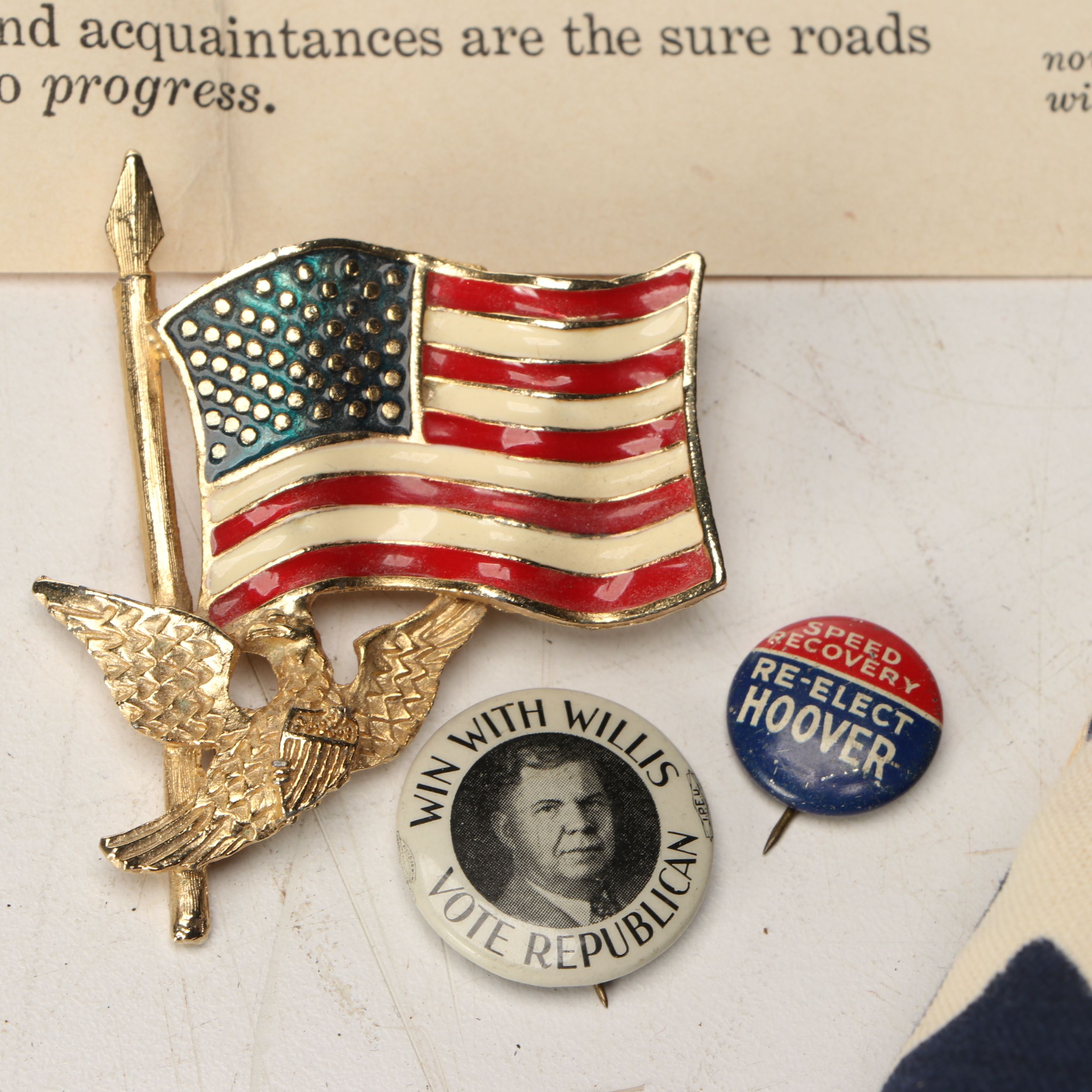 Theodore Roosevelt Antique Postcards, Map of Ohio, Other Political Collectibles