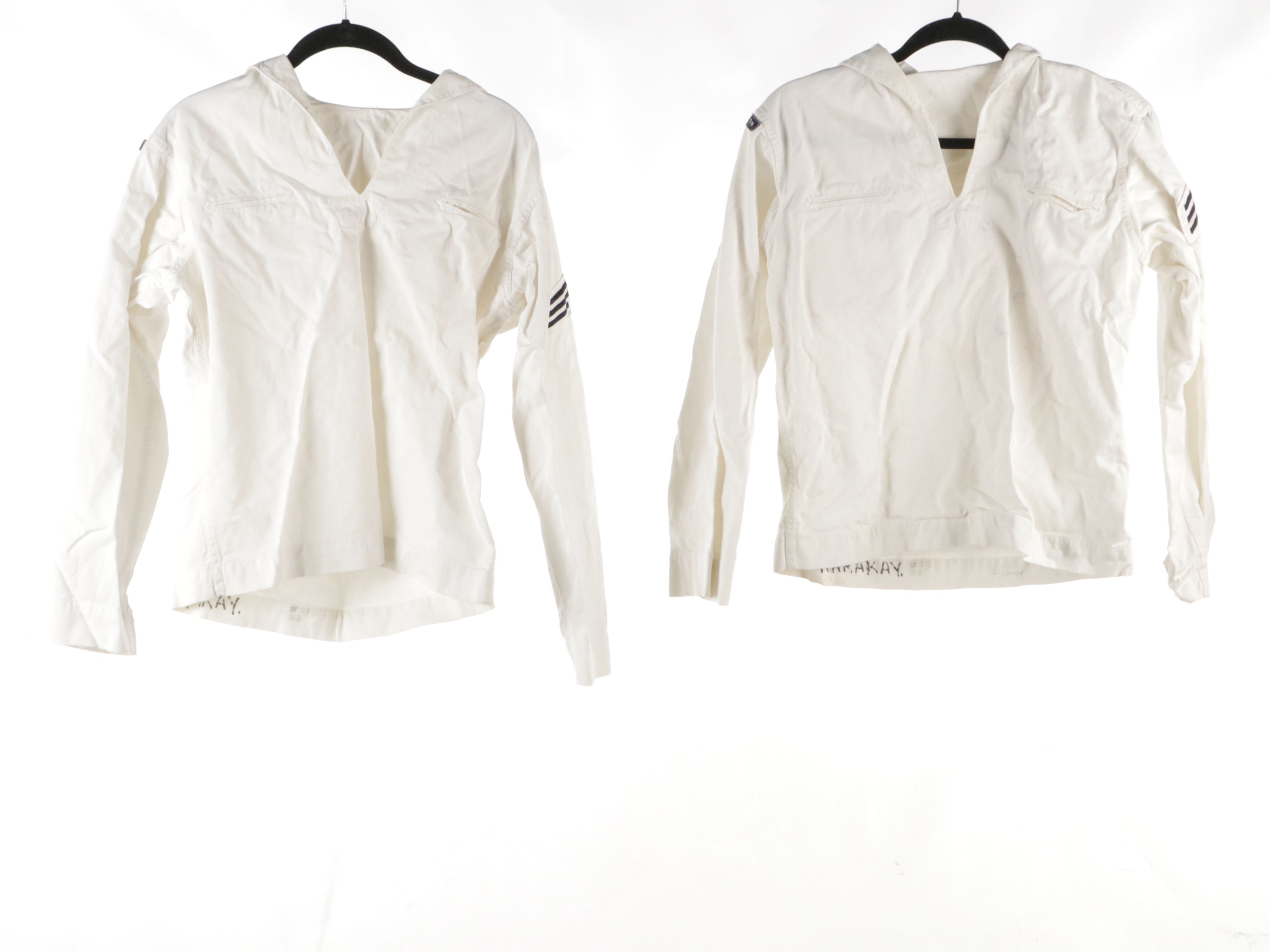 WWII Era USN White Undress Service Uniforms