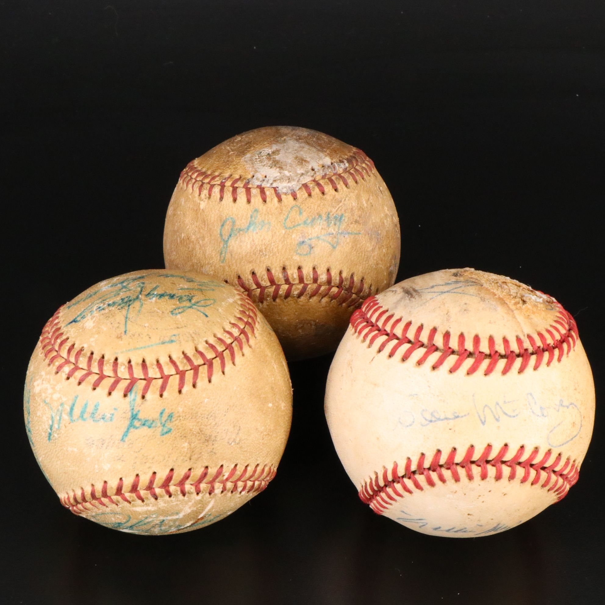 1962 San Francisco Giants Team Signed Baseball with Willie Mays & Willie McCovey