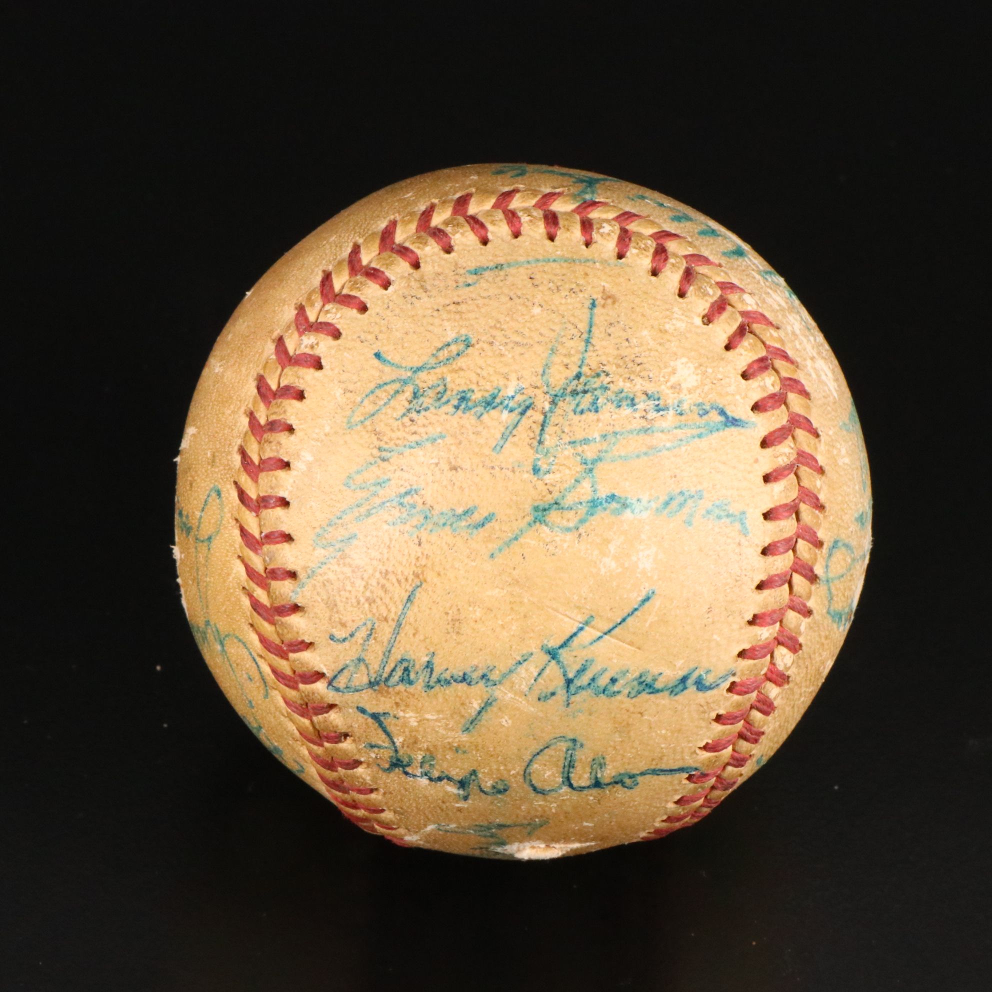1962 San Francisco Giants Team Signed Baseball with Willie Mays & Willie McCovey
