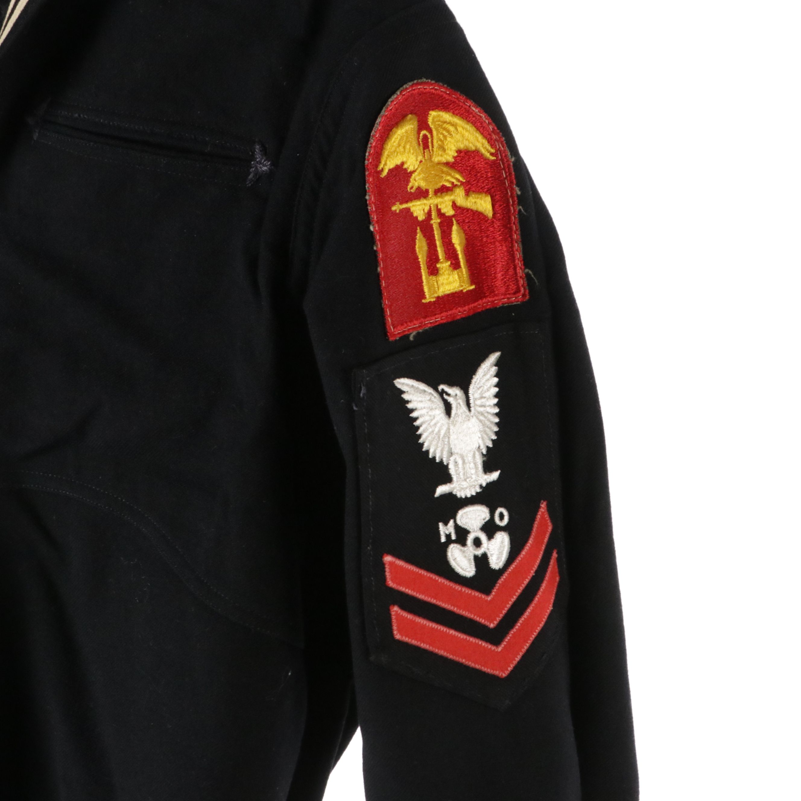 WWII Era US Navy Service Dress Blue A Uniform in Melton Wool