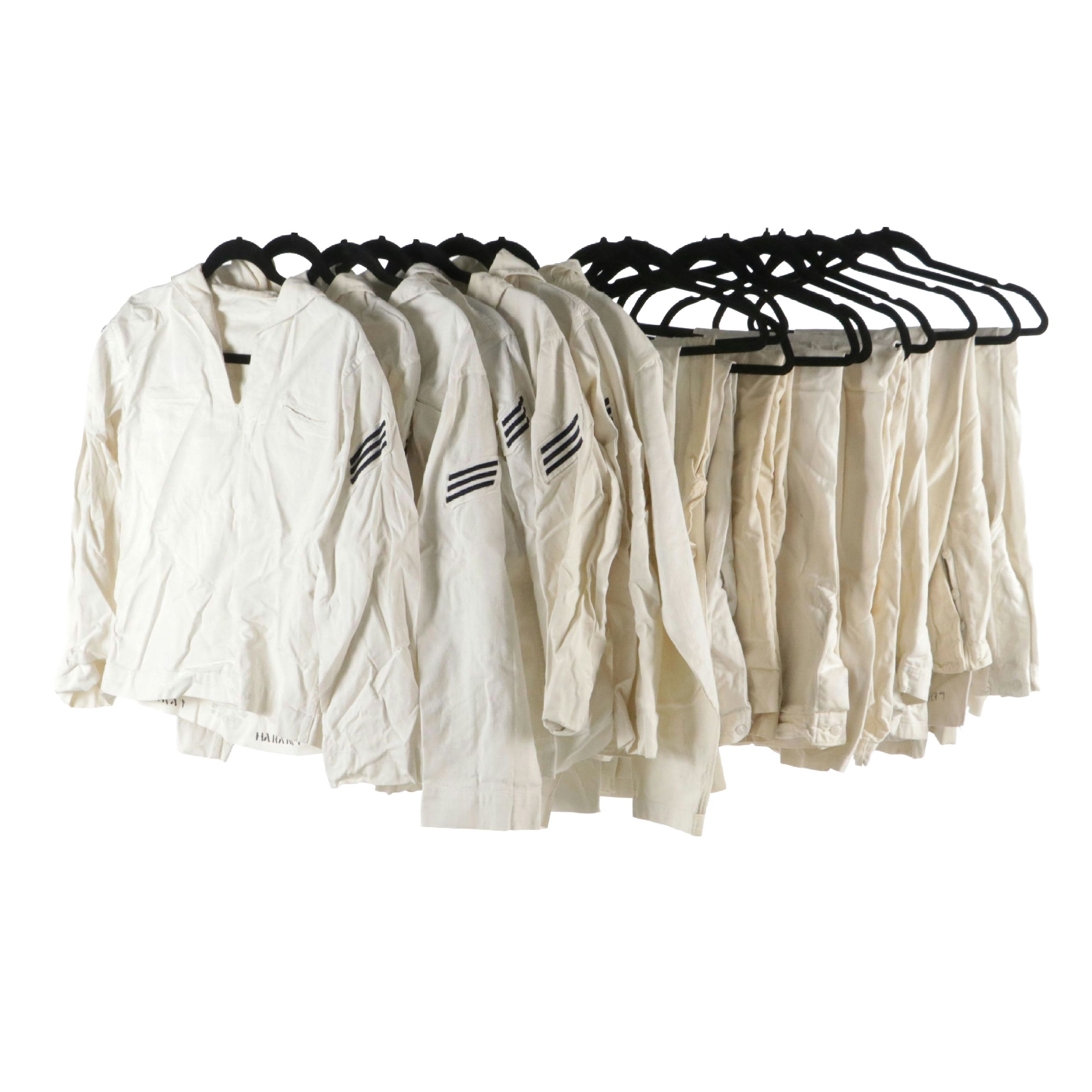 WWII Era USN White Undress Service Uniforms