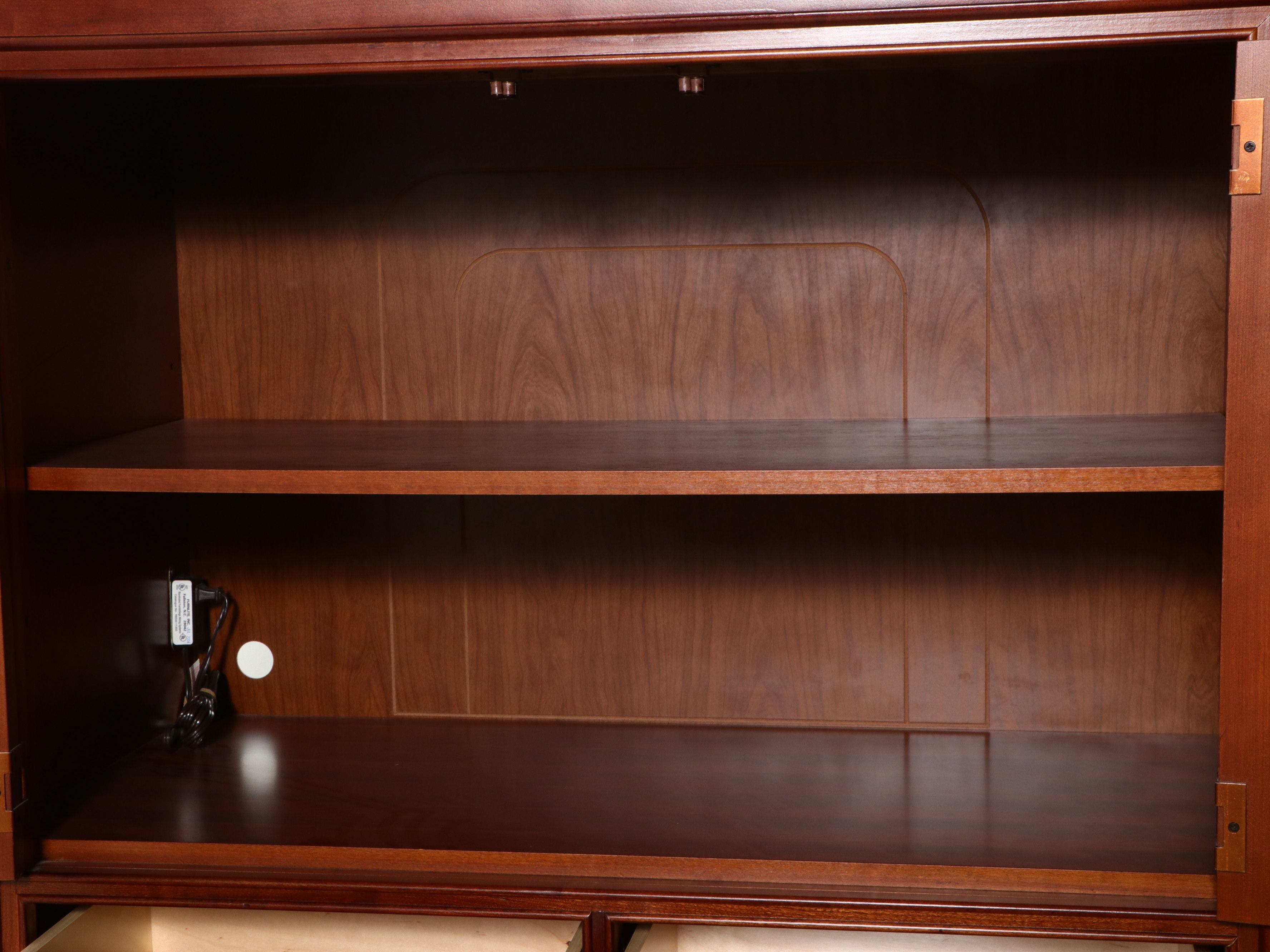 Stanley Furniture Louis Philippe Style Cherry Media Armoire, 21st Century