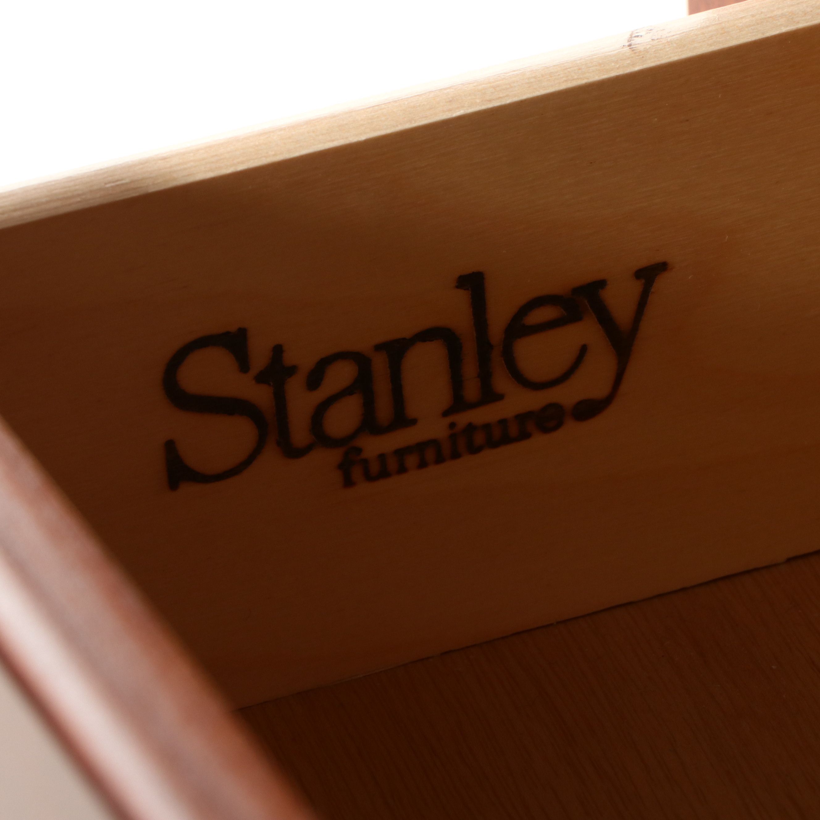 Stanley Furniture Louis Philippe Style Cherry Media Armoire, 21st Century