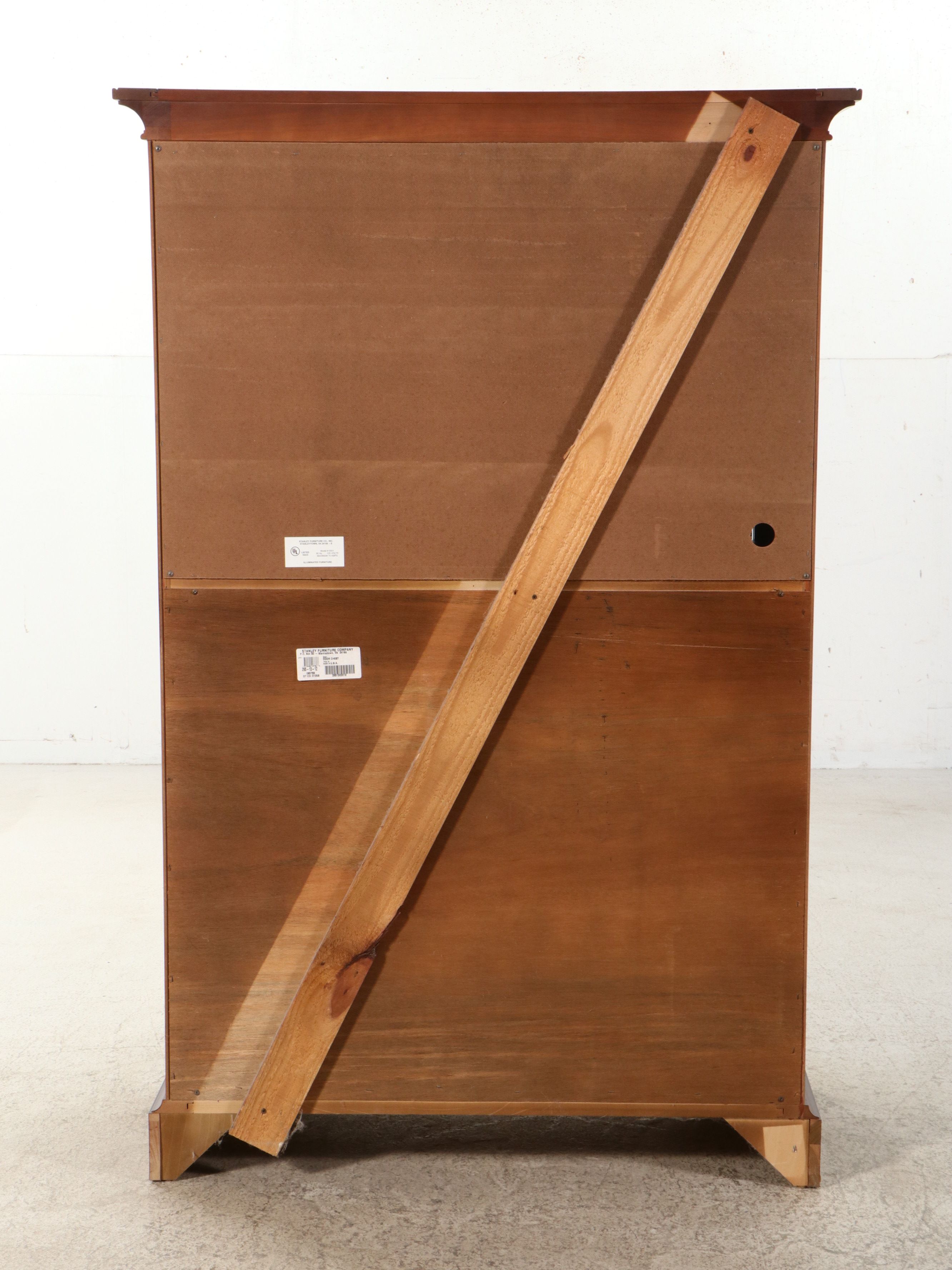 Stanley Furniture Louis Philippe Style Cherry Media Armoire, 21st Century