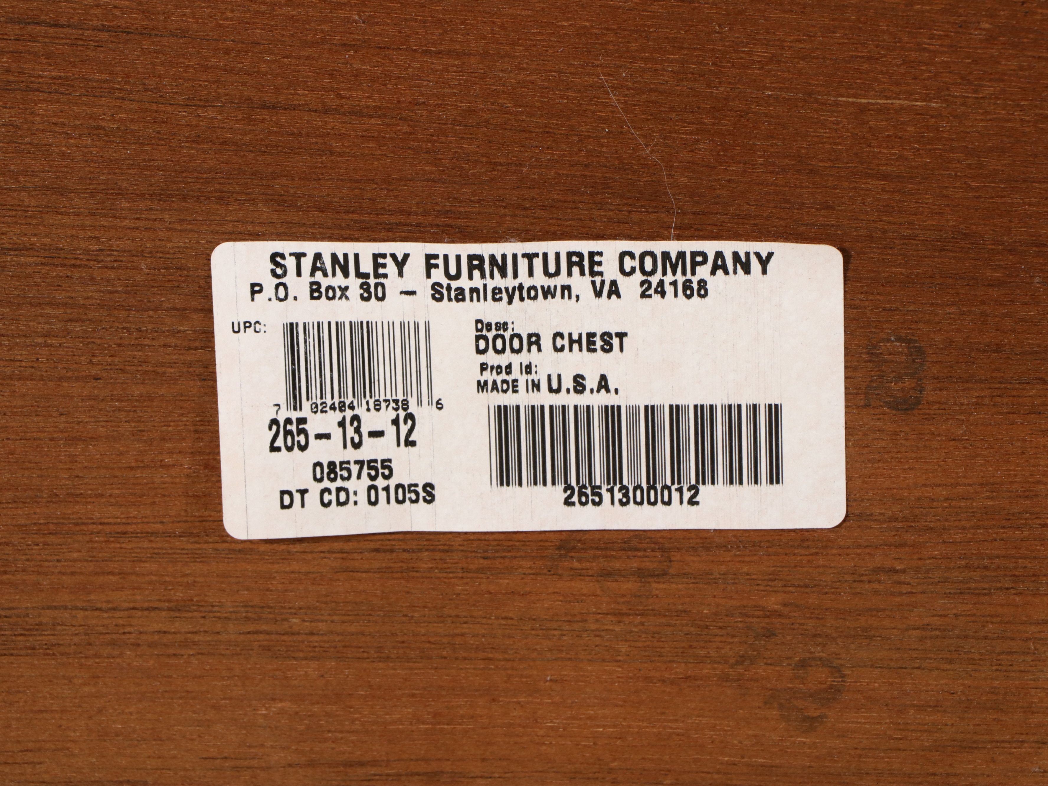 Stanley Furniture Louis Philippe Style Cherry Media Armoire, 21st Century