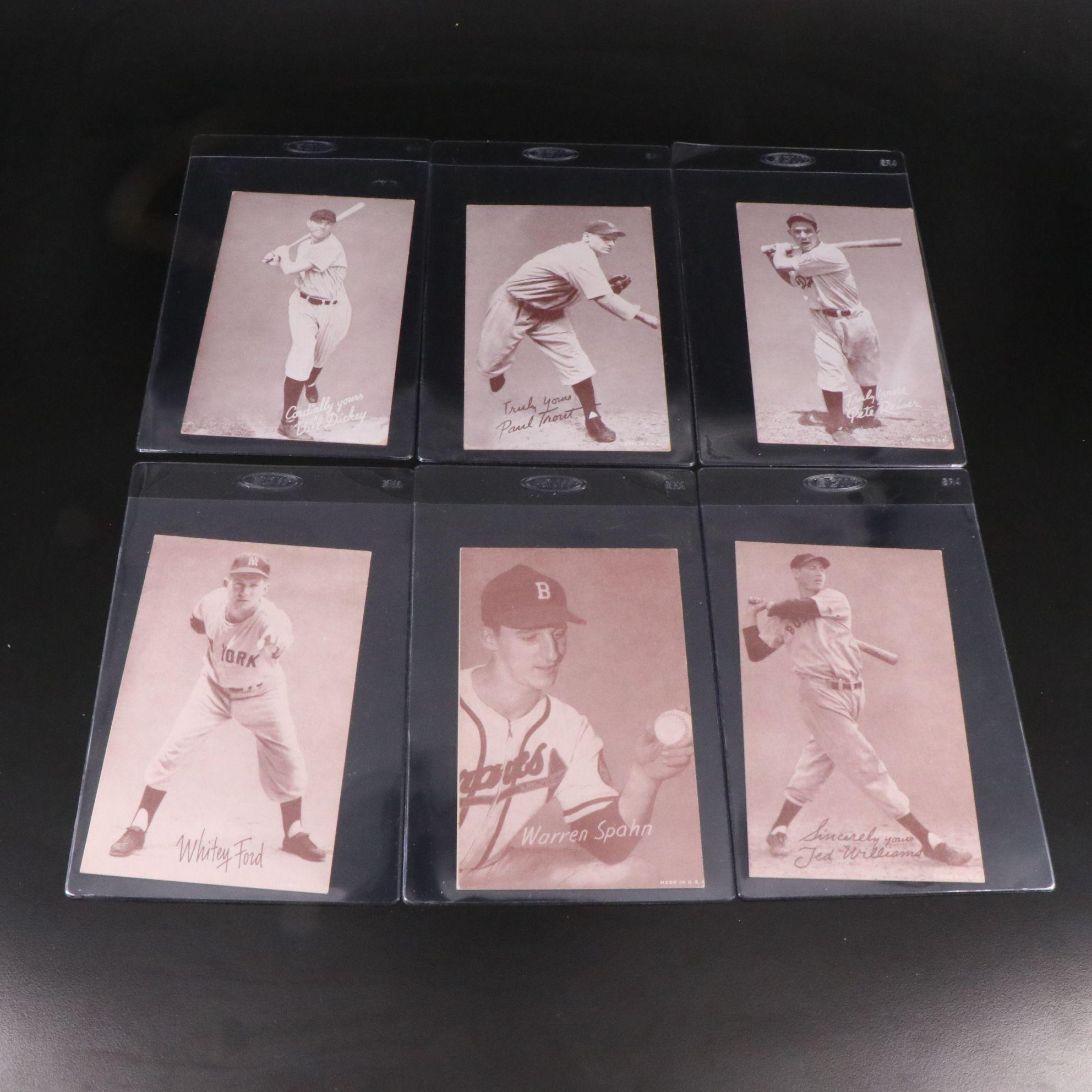 1939-46 Exhibits Salutation Baseball Cards Featuring Ted Williams and More