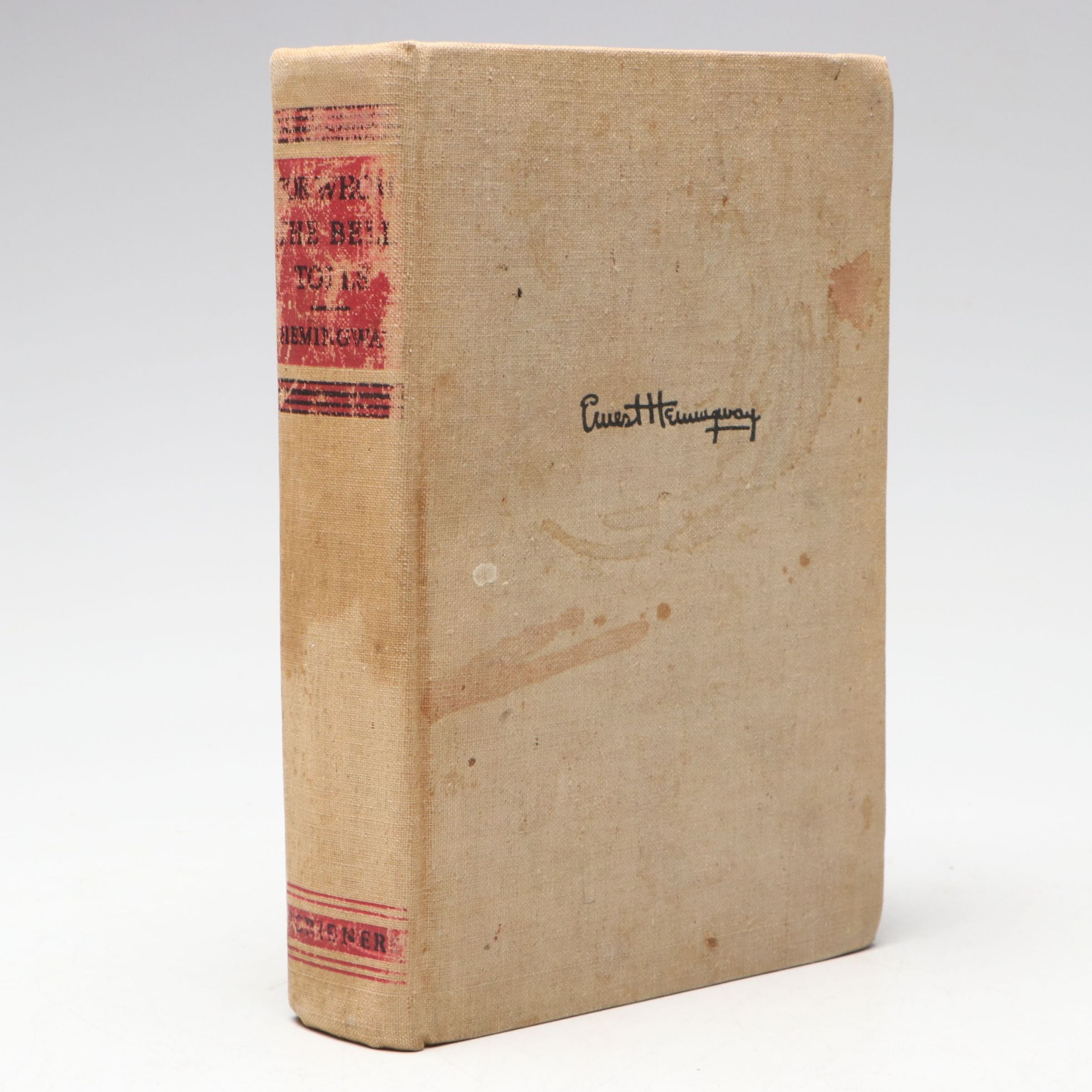 First Printing "For Whom the Bell Tolls" by Ernest Hemingway, 1940