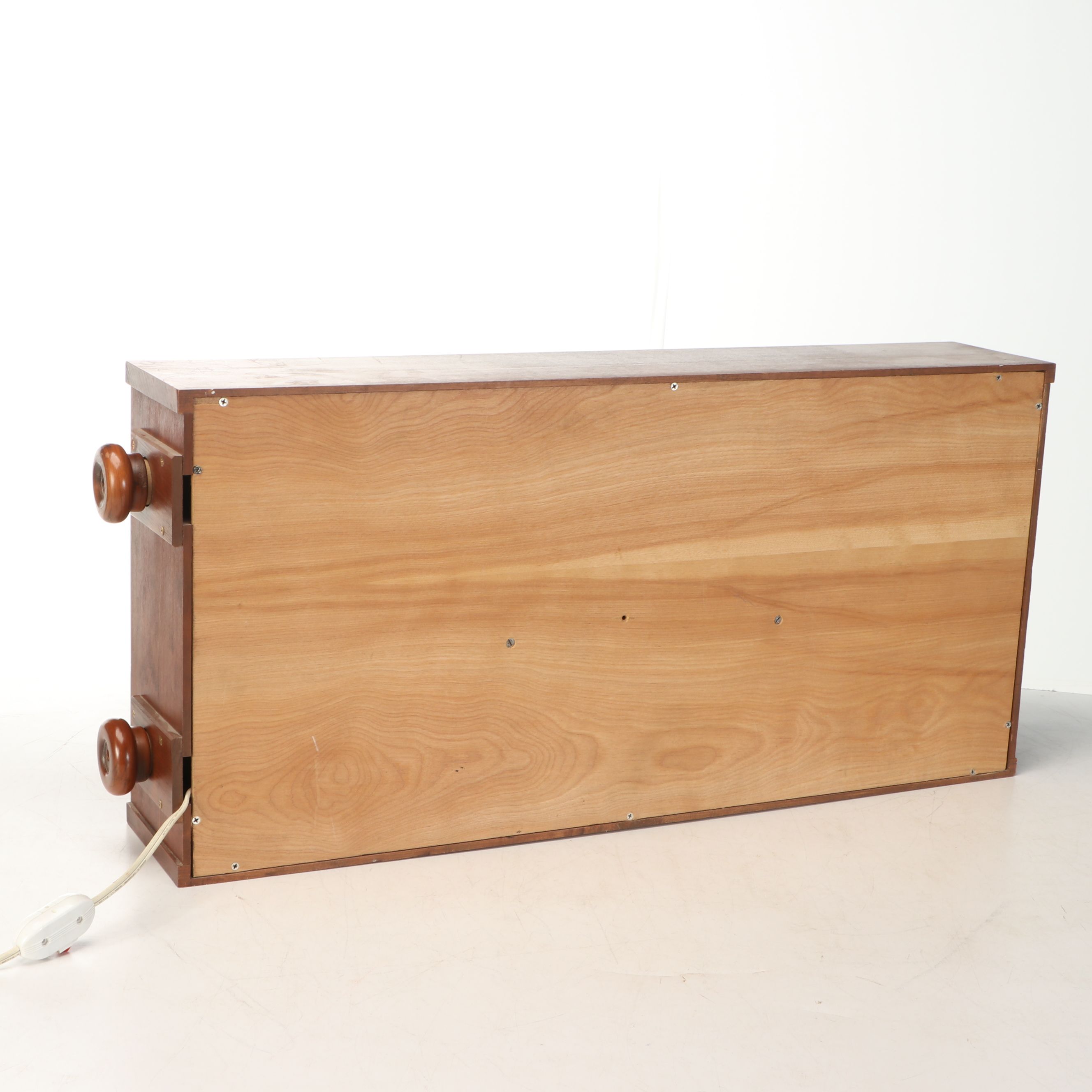 Illuminated "The Courier" Newspaper Advertising Sign