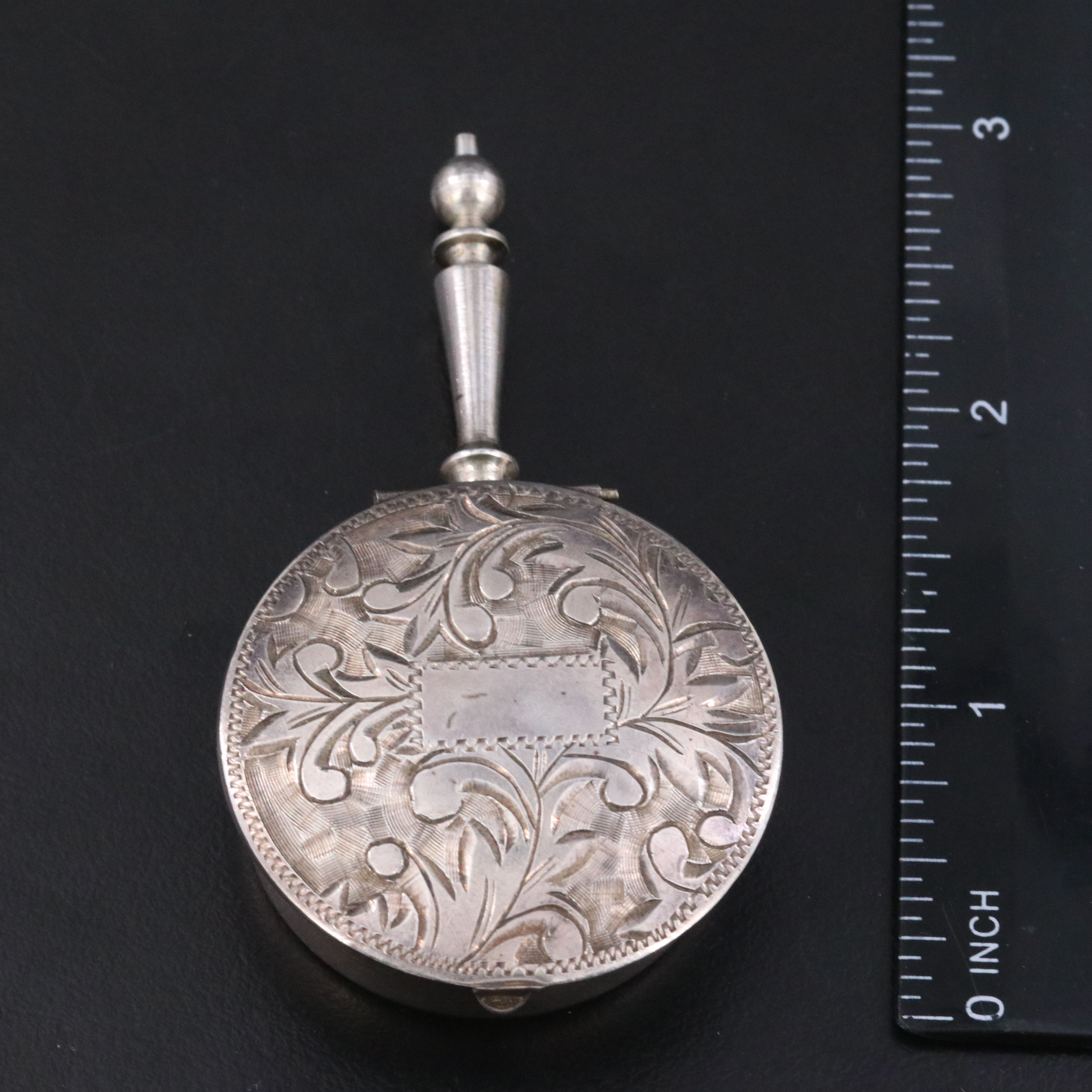 950 Silver Embossed Asher