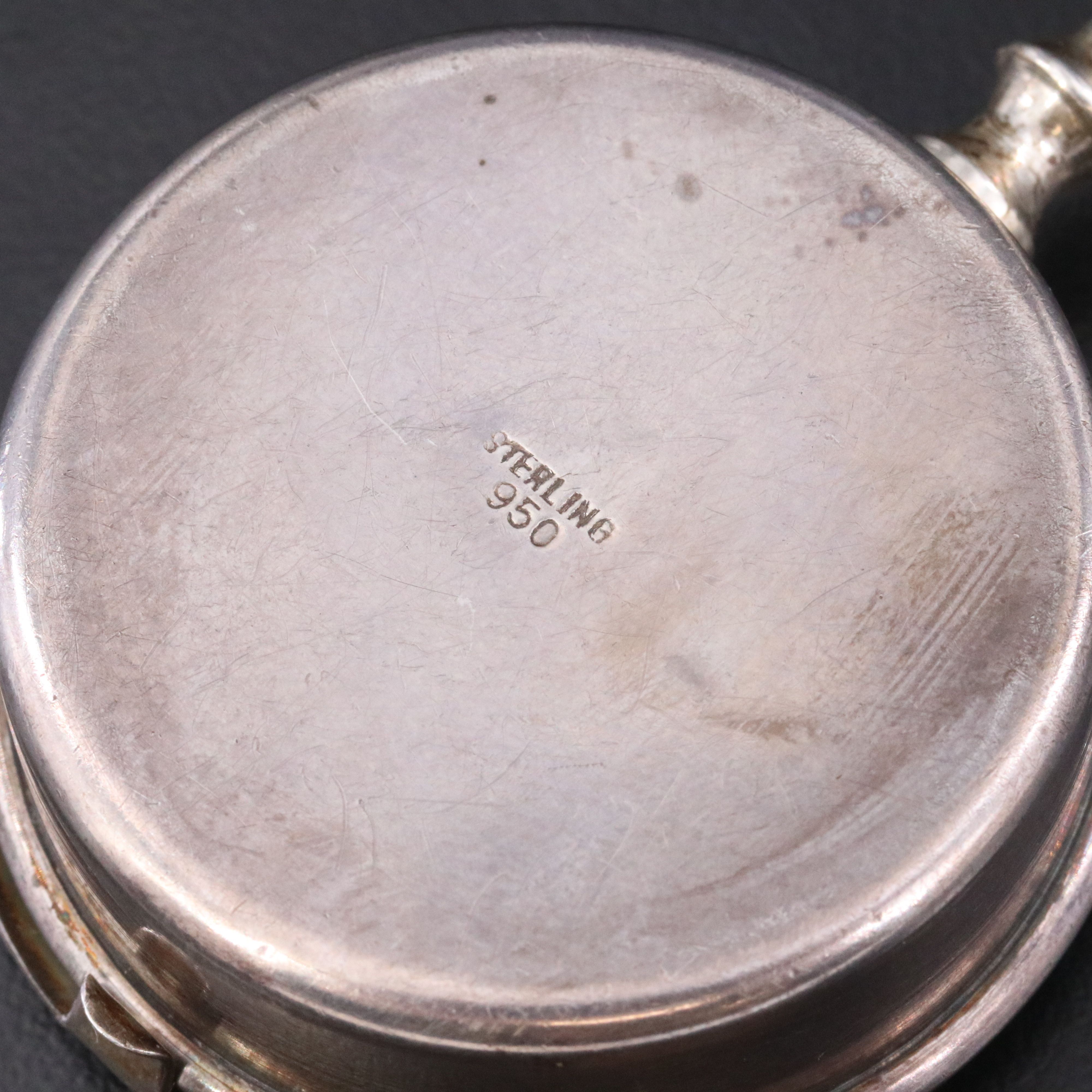 950 Silver Embossed Asher