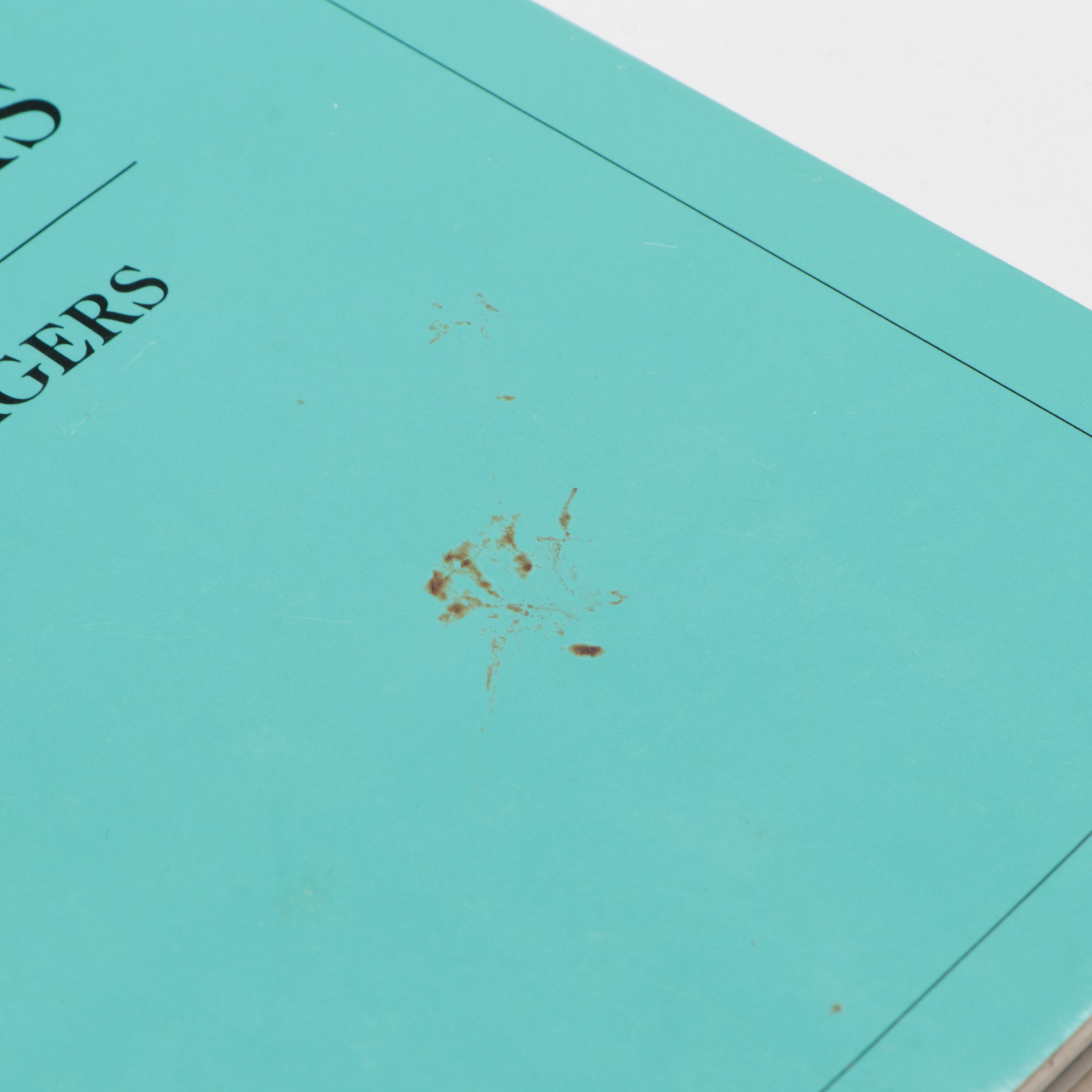 Illustrated "Tiffany's Table Manners for Teenagers" by Walter Hoving, 1989