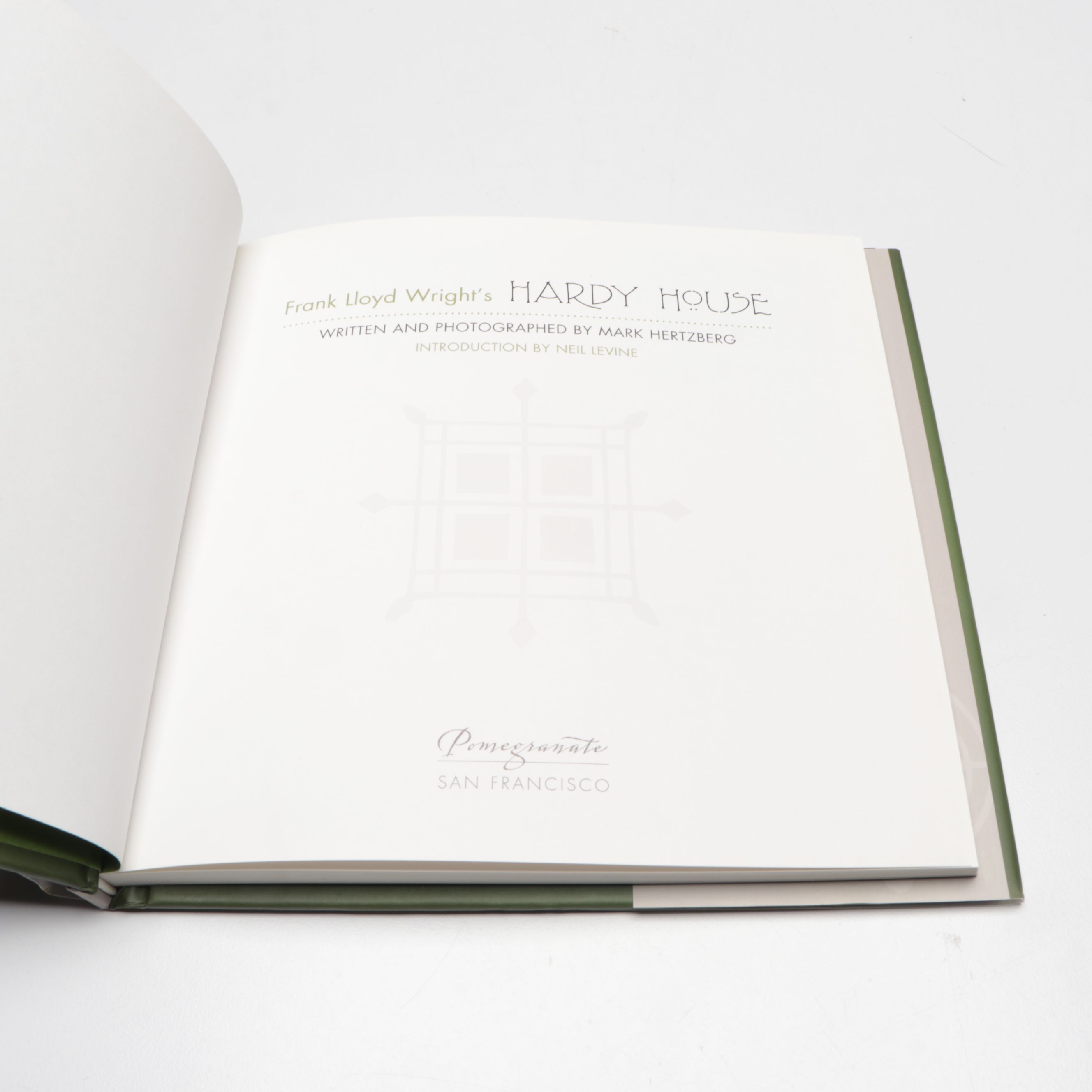 First Printing "Frank Lloyd Wright's Hardy House" by Mark Hertzberg, 2006