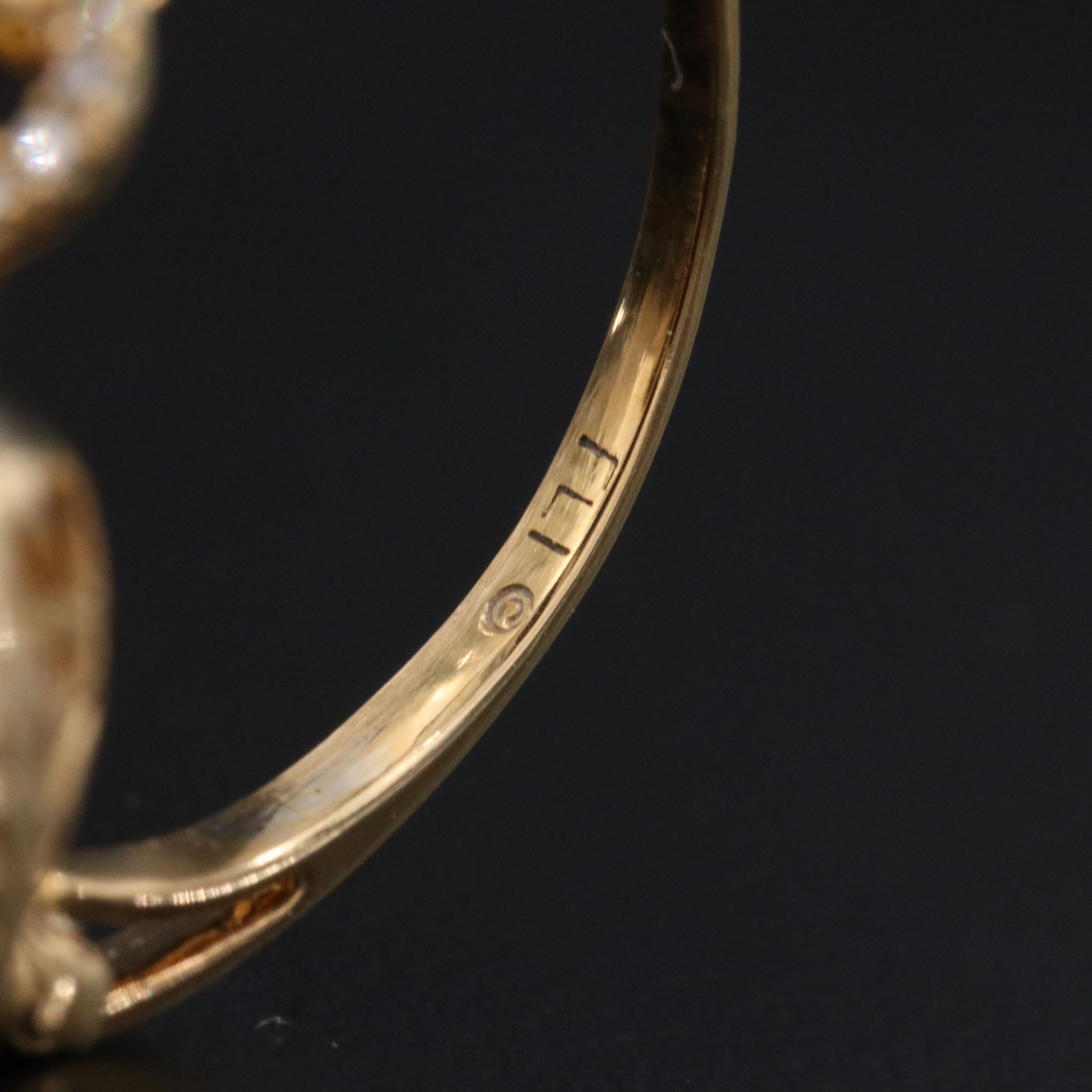 14K Smoky Quartz Ring