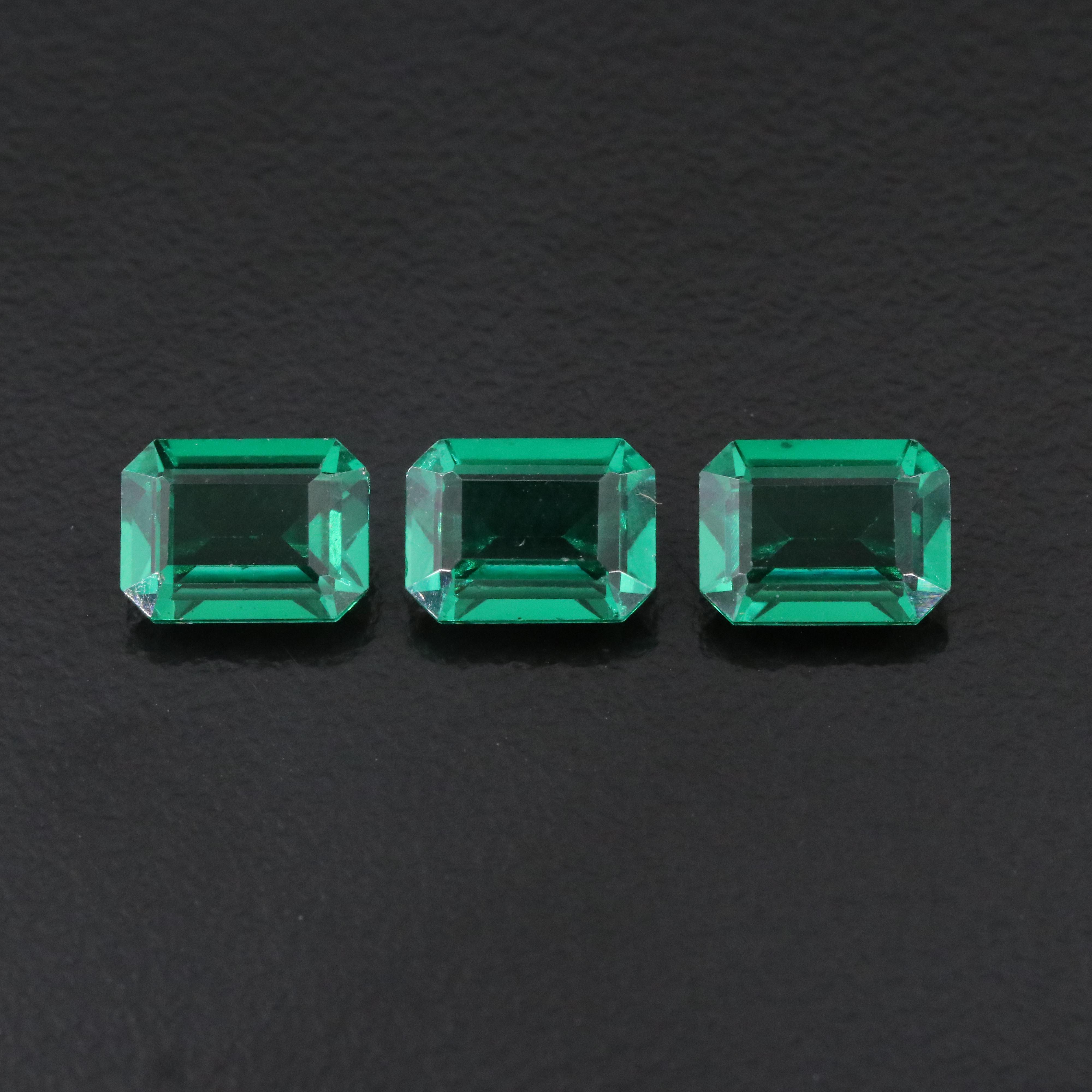 Loose 5.41 CTW Lab Grown Spinel Triplets
