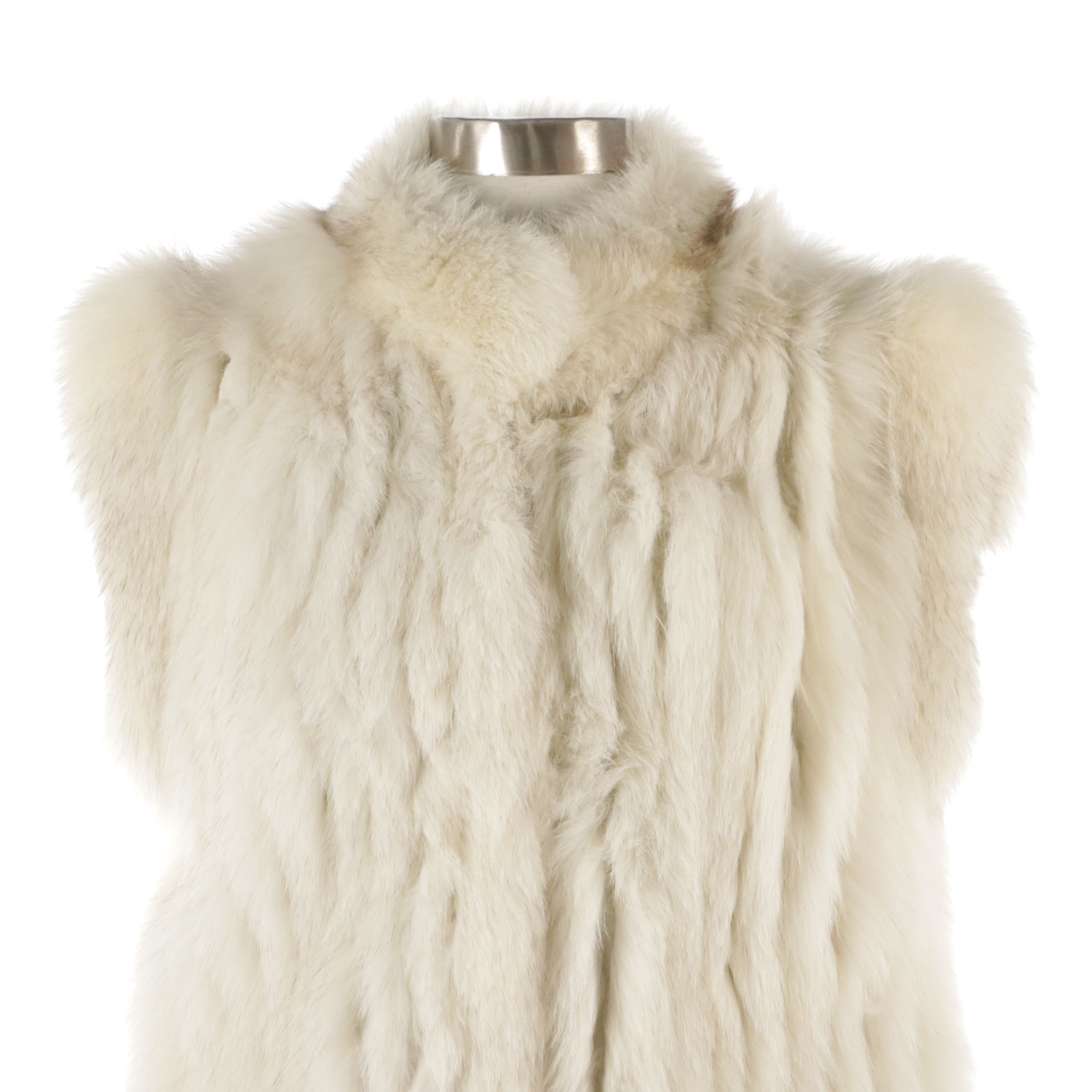 Saga Corded Fox Fur Vest