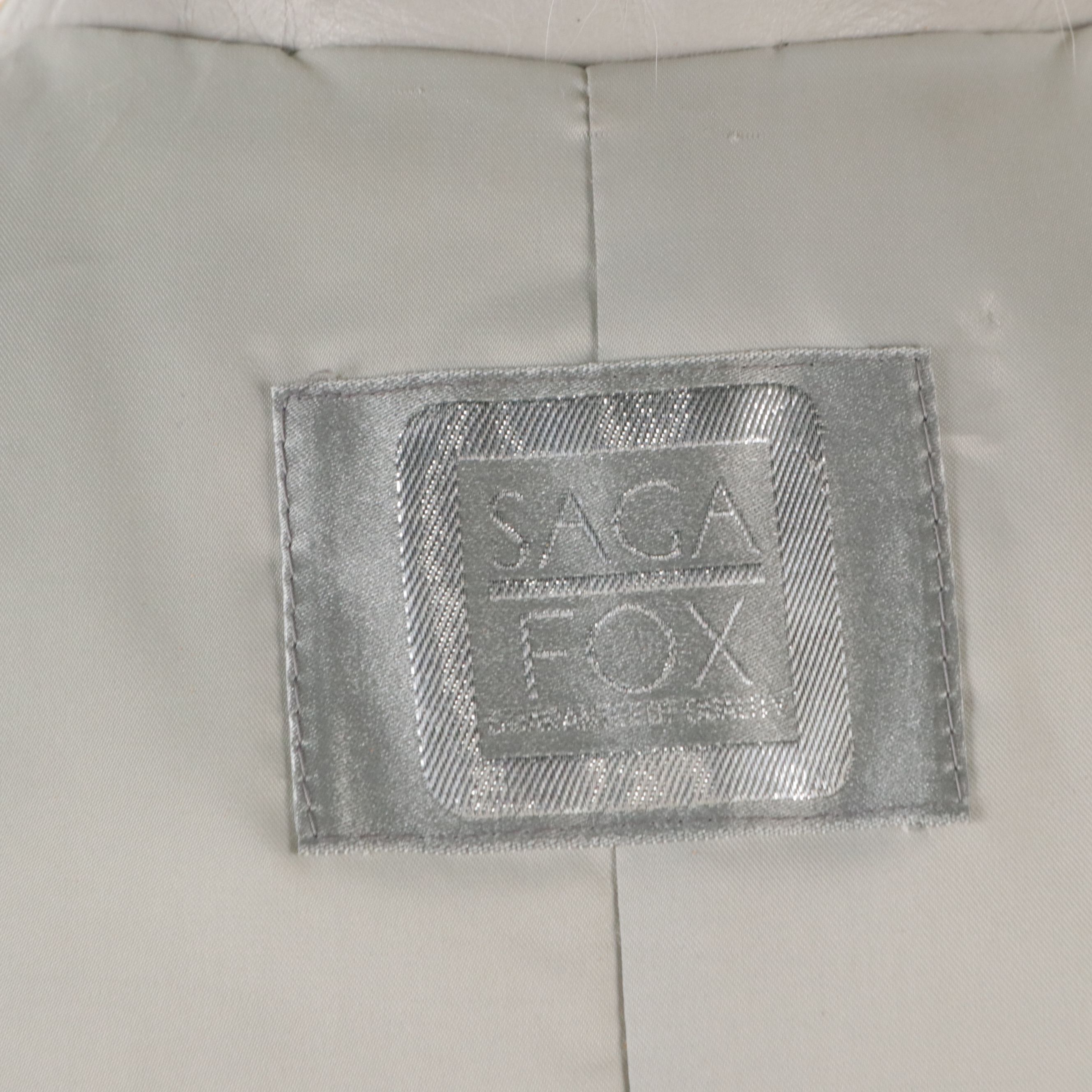 Saga Corded Fox Fur Vest