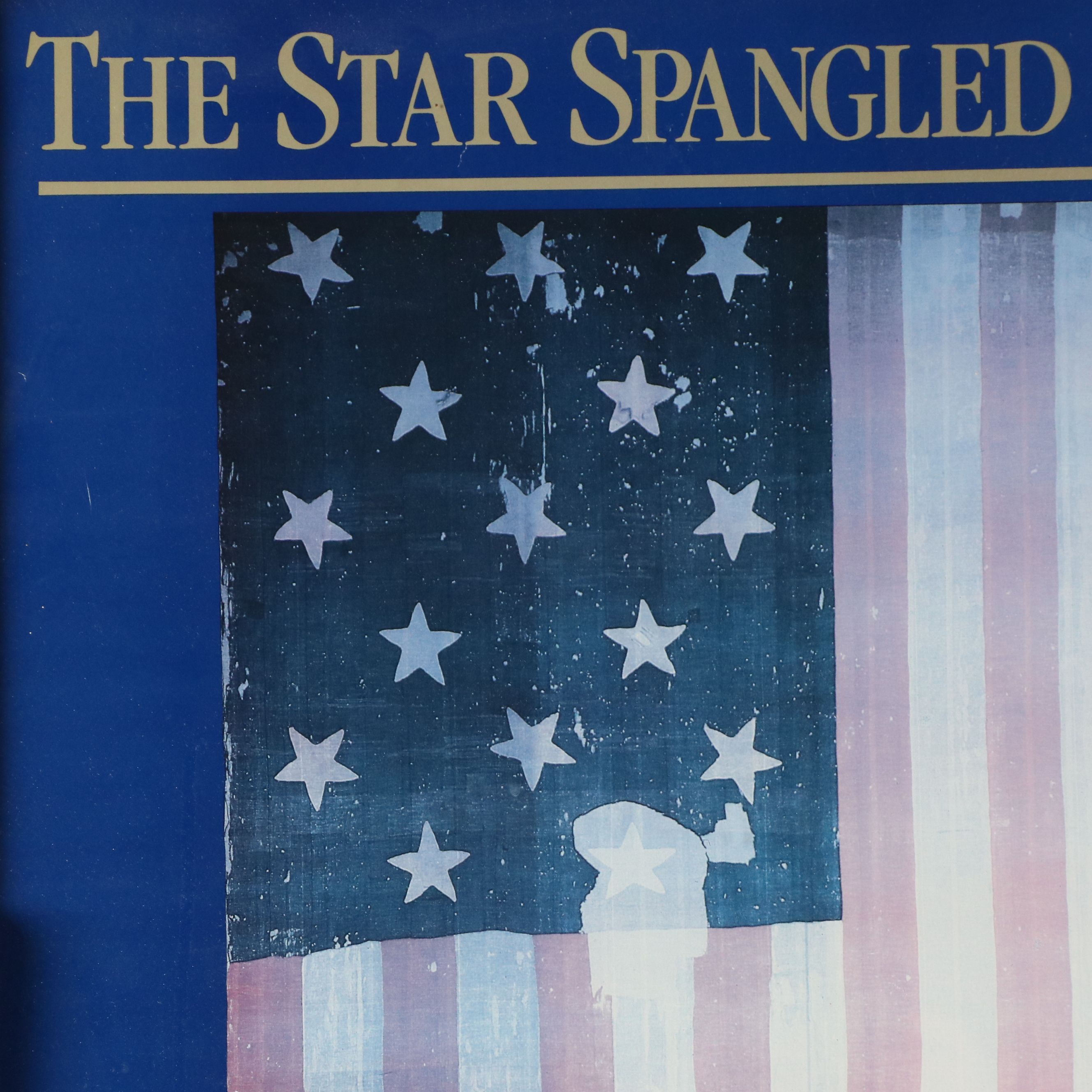 Smithsonian Offset Lithograph "The Star Spangled Banner," 1985