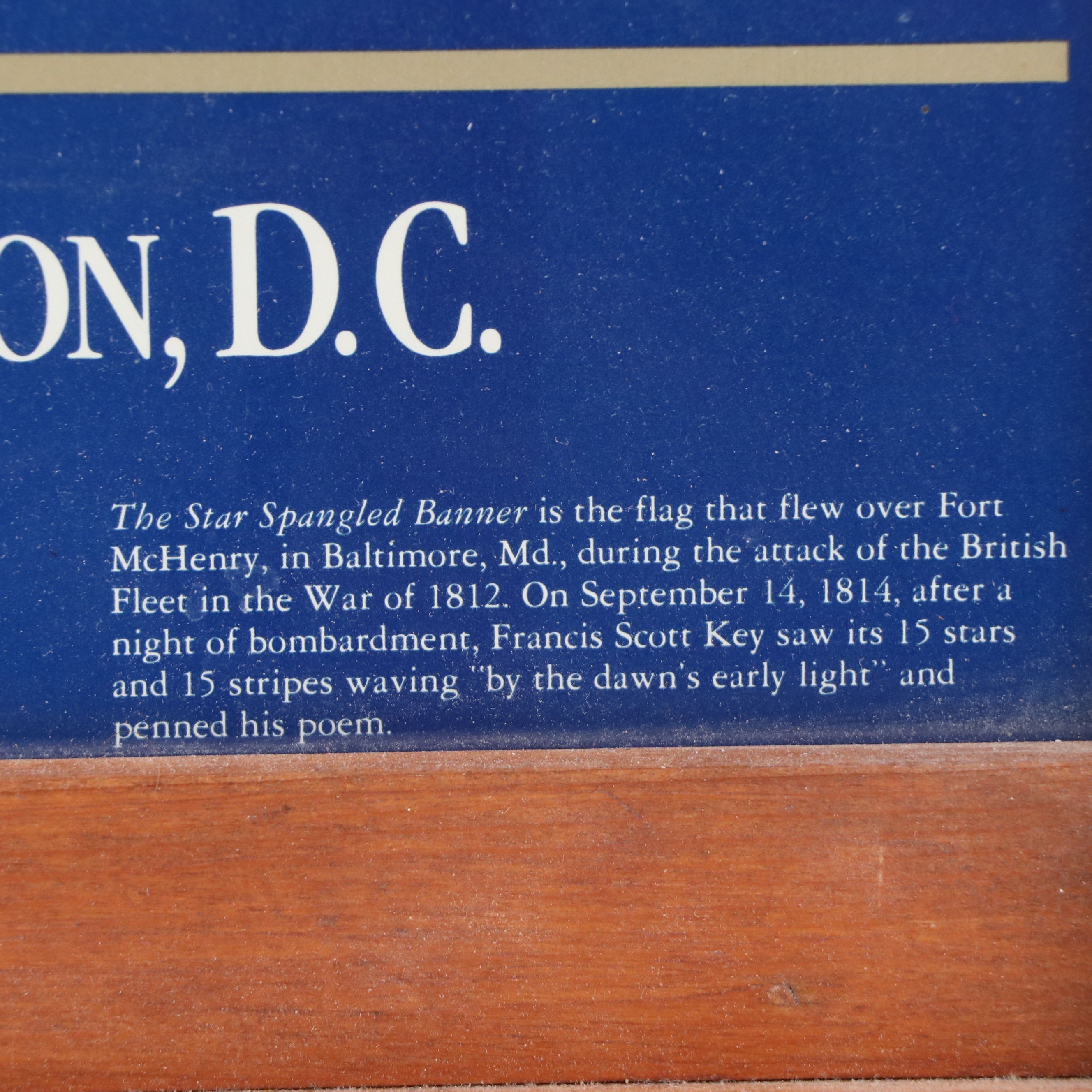 Smithsonian Offset Lithograph "The Star Spangled Banner," 1985