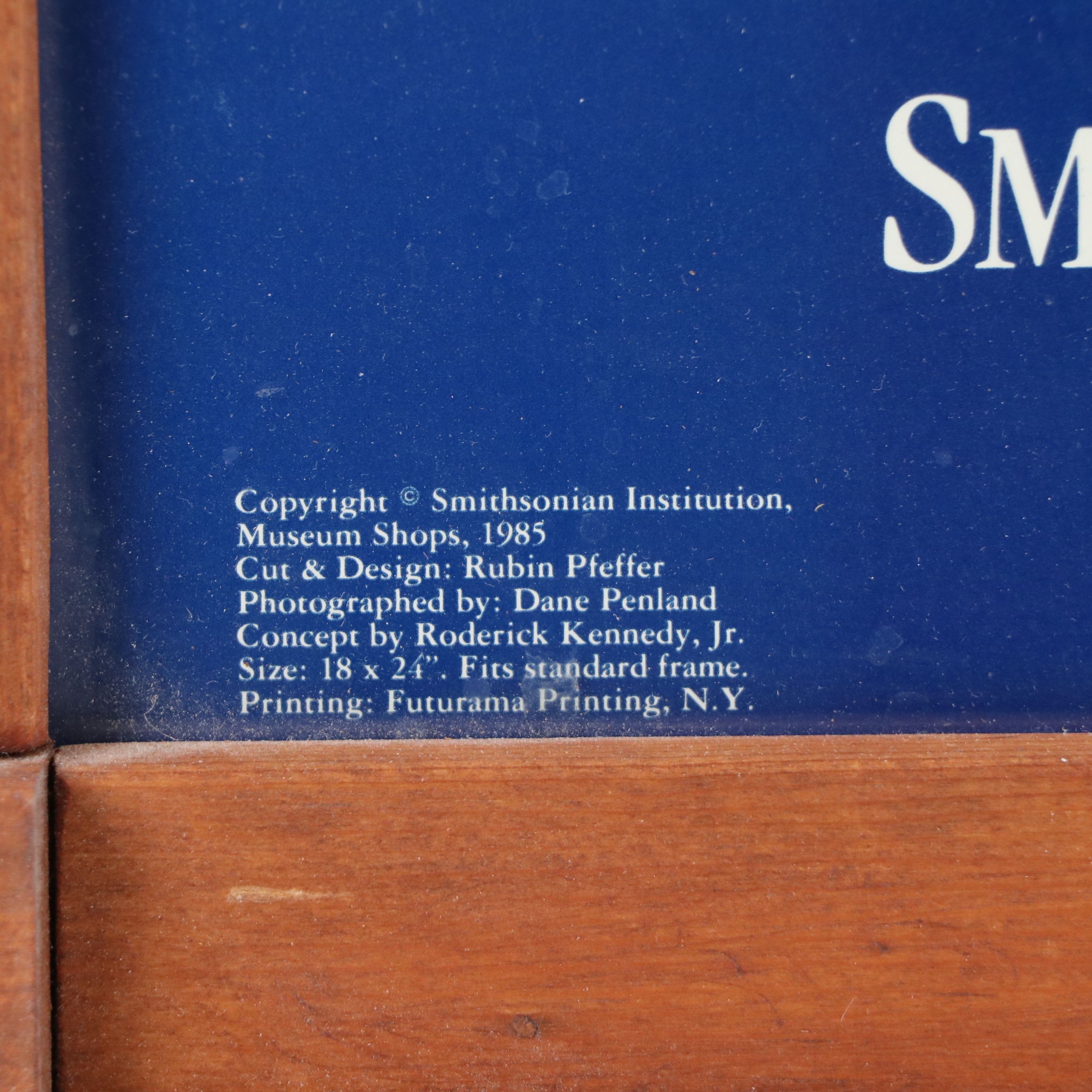 Smithsonian Offset Lithograph "The Star Spangled Banner," 1985