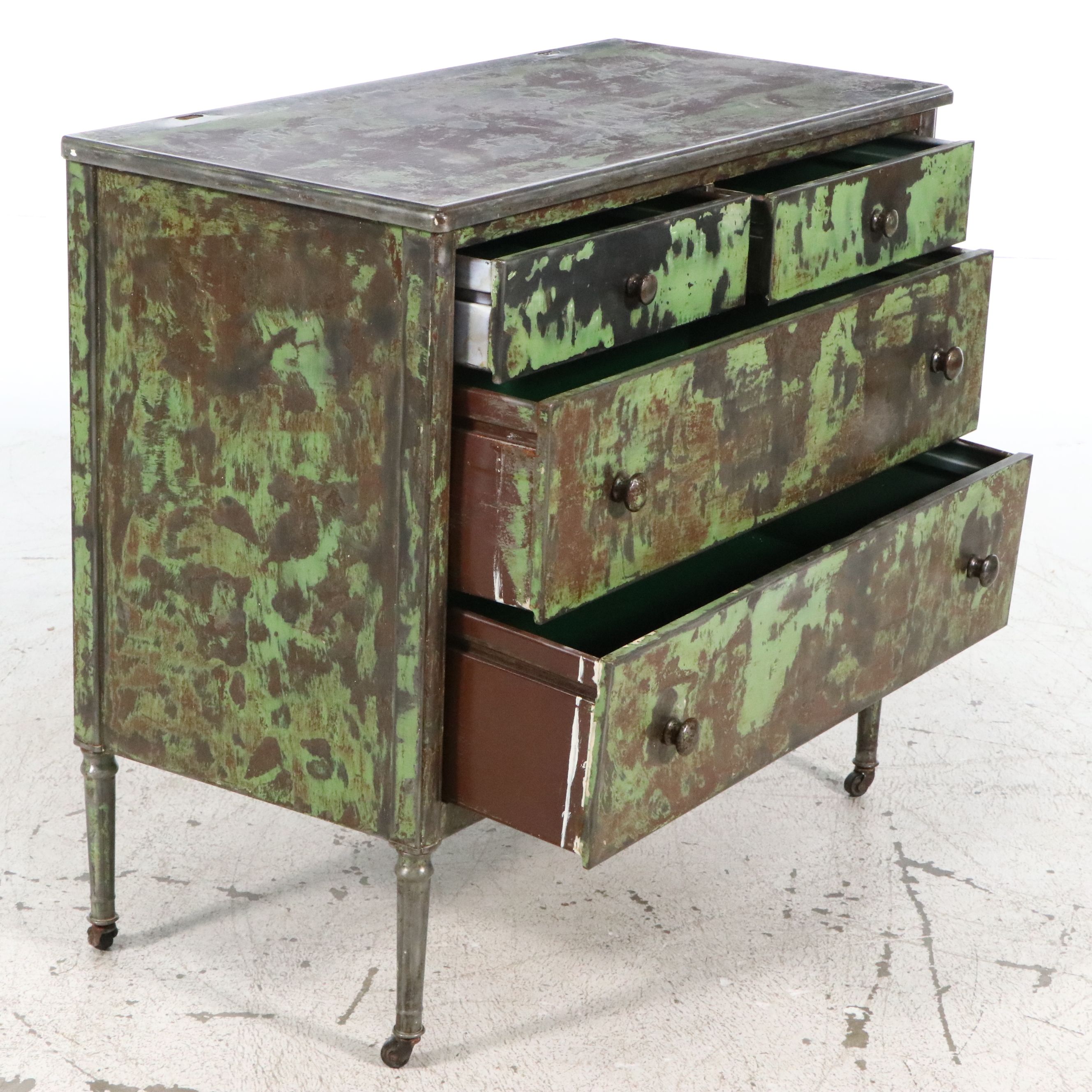 Simmons Company Industrial Steel Three-Drawer Chest