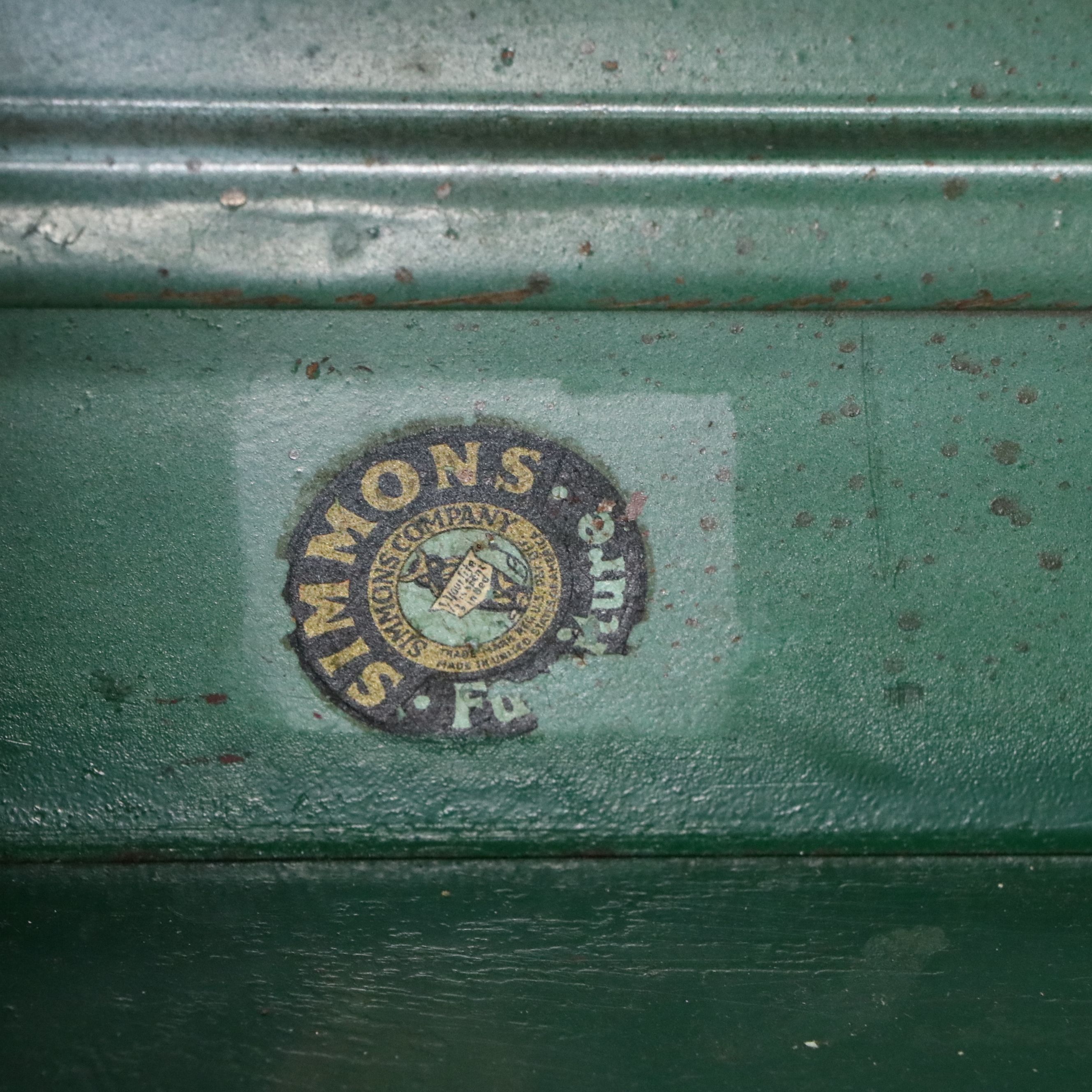 Simmons Company Industrial Steel Three-Drawer Chest