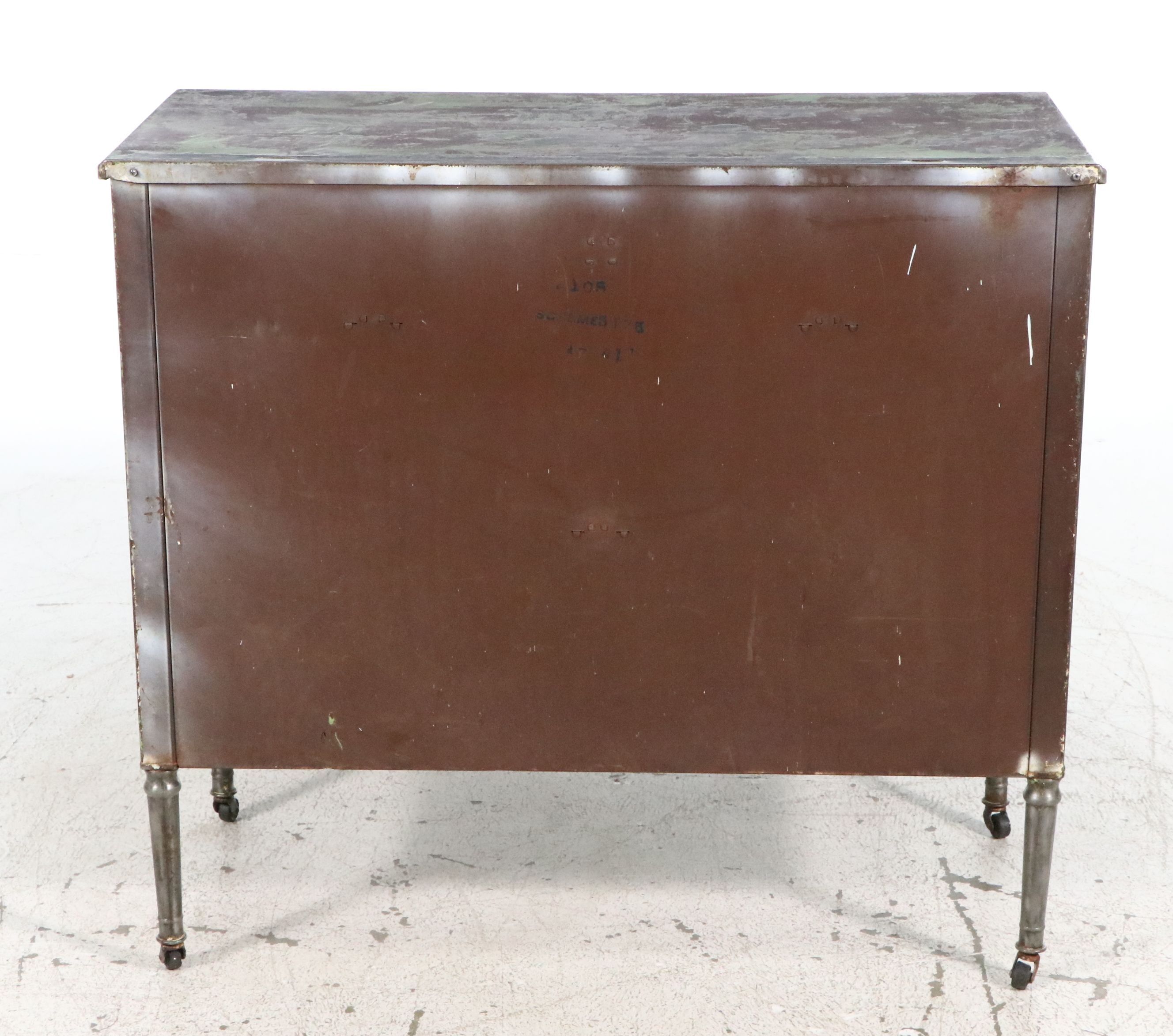 Simmons Company Industrial Steel Three-Drawer Chest