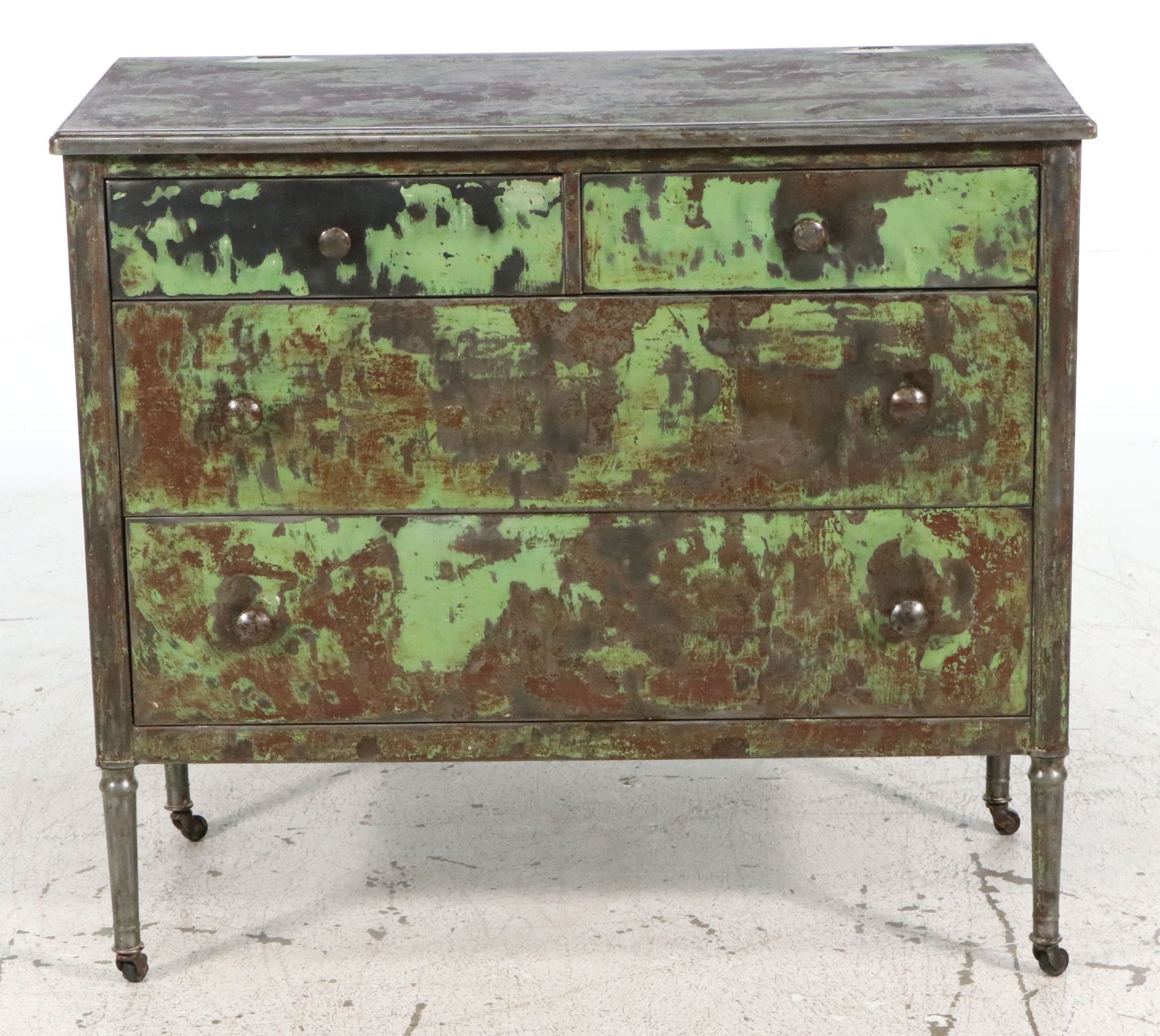 Simmons Company Industrial Steel Three-Drawer Chest