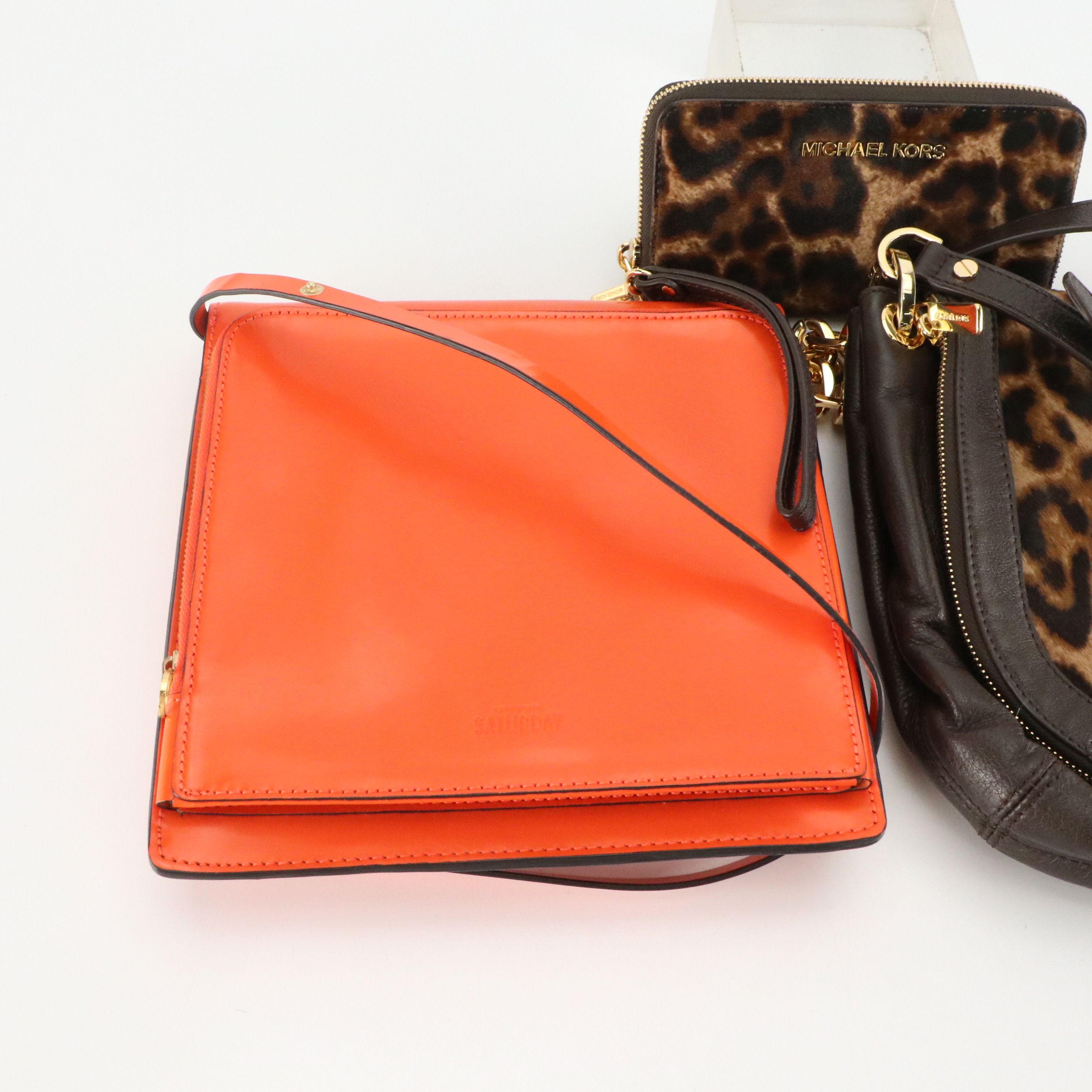 Michael Kors Calfhair/Leather Stanthorpe Shoulder Bag & Wallet W Other Crossbody