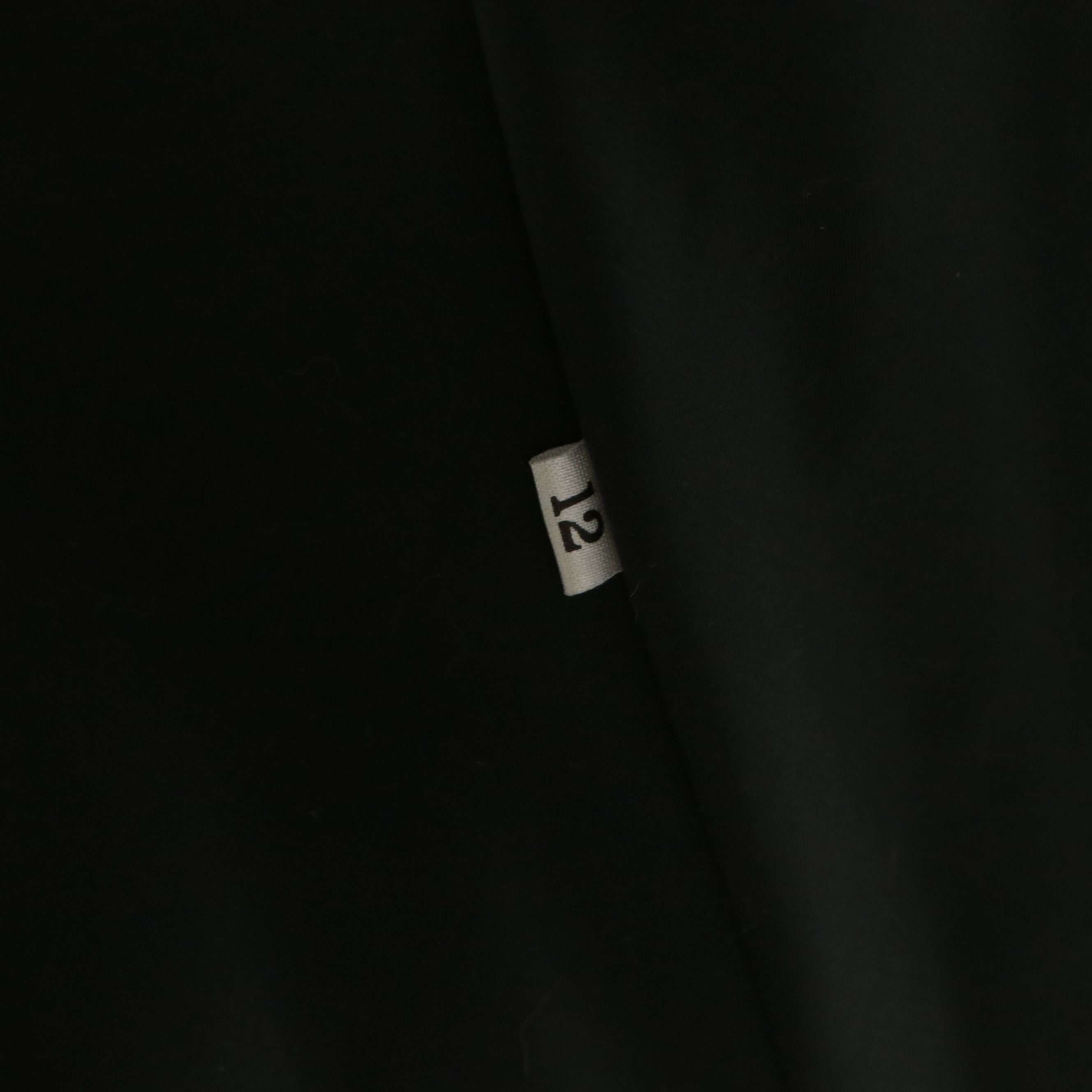 Black Wool/Cashmere Coat with Mink Fur Trimming